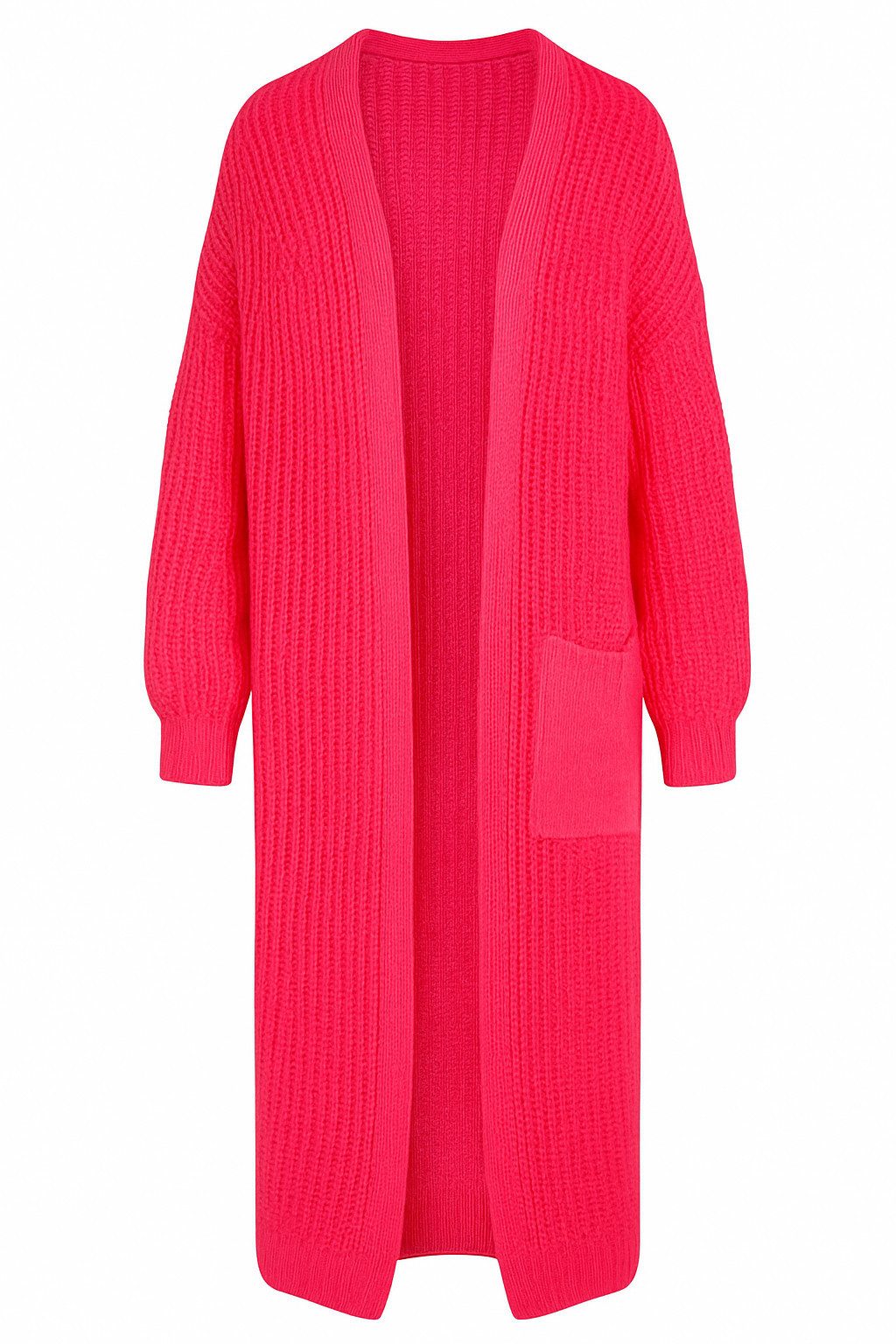 Mississhop Longstrickjacke Cardigan Longstrickjacke extra lange Strickjacke M. 384