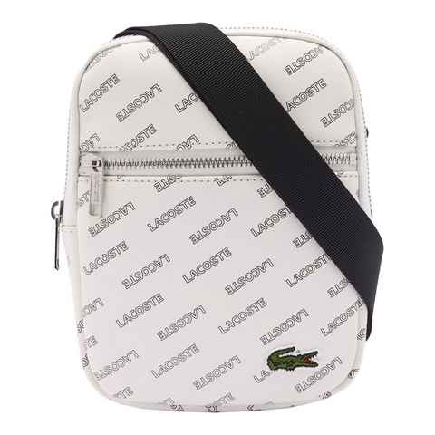 Lacoste Umhängetasche S Flat Crossover Bag, mit Allover-Lacoste-Print