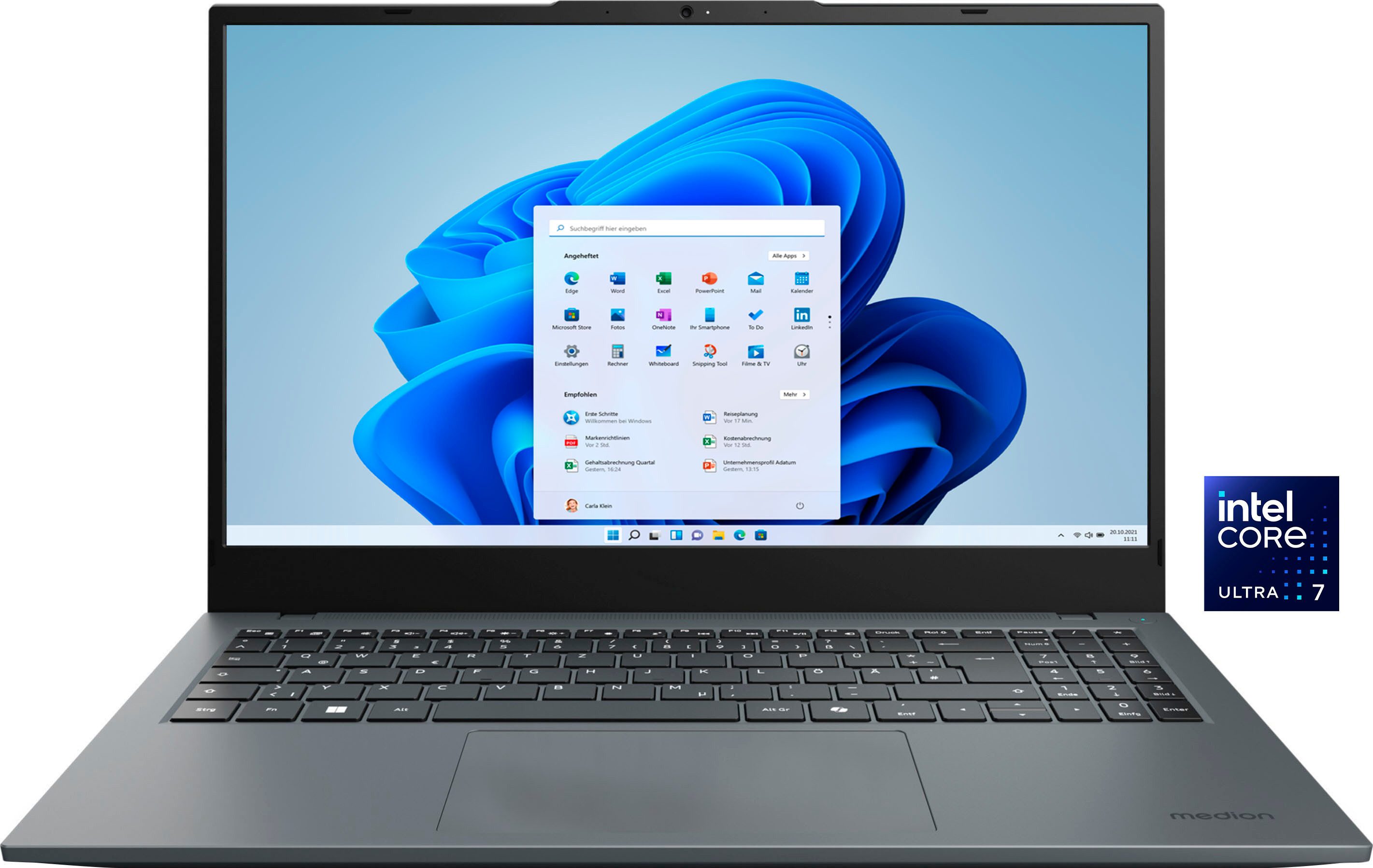 Medion® E15443 Notebook (39,6 cm/15,6 Zoll, Intel Core Ultra 7 155H, ARC, 1000 GB SSD)