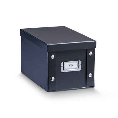 HTI-Living Aufbewahrungsbox CD-Box, Pappe mit Beschriftungsfeld (1 St), mit Beschriftungsfeld