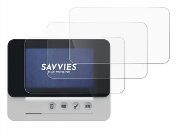 Savvies Schutzfolie für Philips WelcomeEye Compact, Displayschutzfolie, 18 Stück, Folie klar
