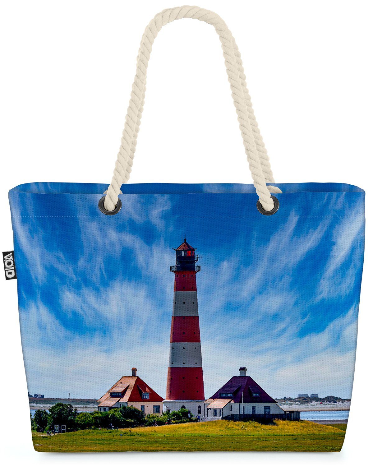 VOID Strandtasche (1-tlg), Pellworm Pellwormer Nordsee Ostsee Wattenmeer Hafen Bucht Nordfriesl