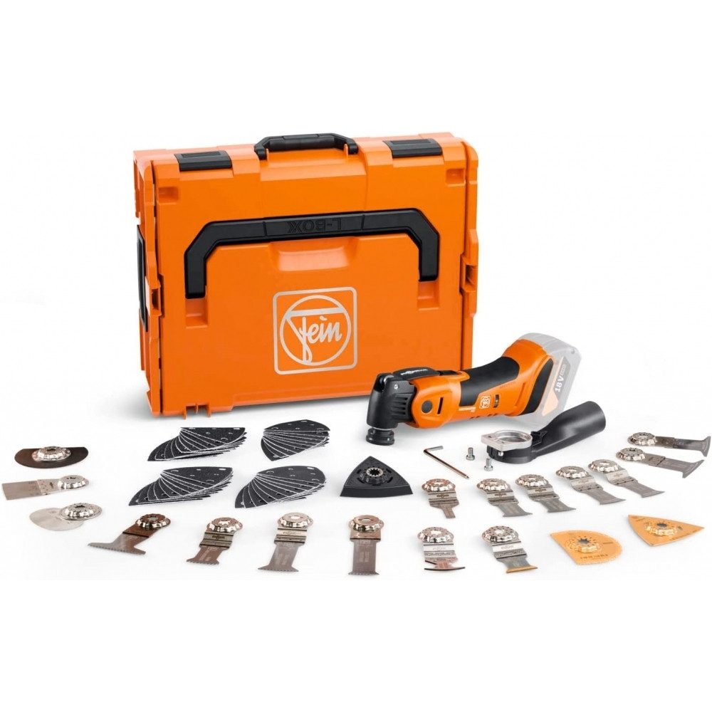 Elektrowerkzeug-Set Fein MultiMaster AMM700 MAX Akku-MultiTool Werkzeug