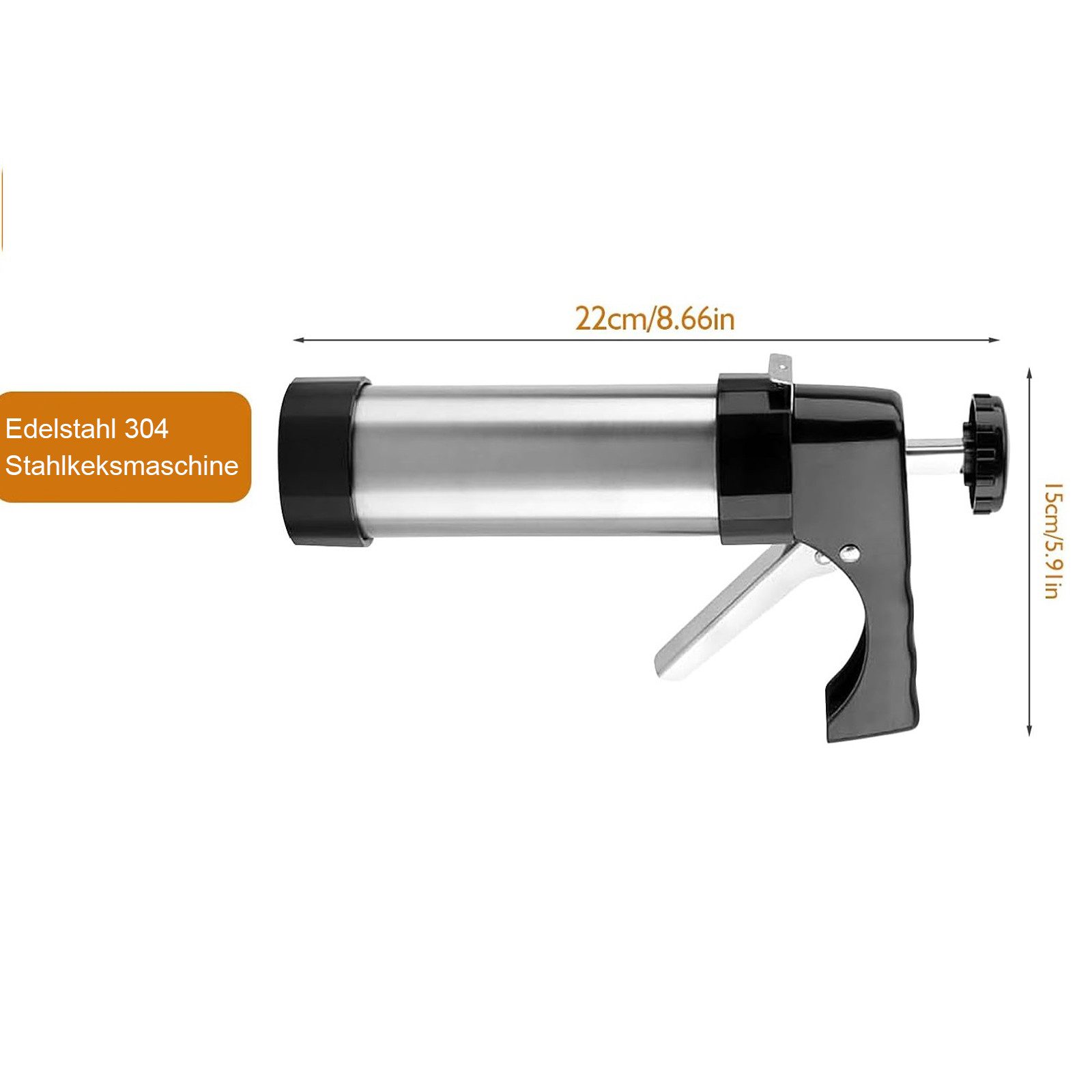 REDOM Gebäckpresse Teigpresse Keksformmaschine Spritztülle Set Spritzgebäckpresse, (13 Formscheiben 8 Dekordüsen für vielfältige Gebäck- und Dekodesigns, 1-tlg., Backzubehör Gebäck ideales Backzubehör für Familien Kreative), für Keksteig Cremes Sahne oder Käsecremes geeignet