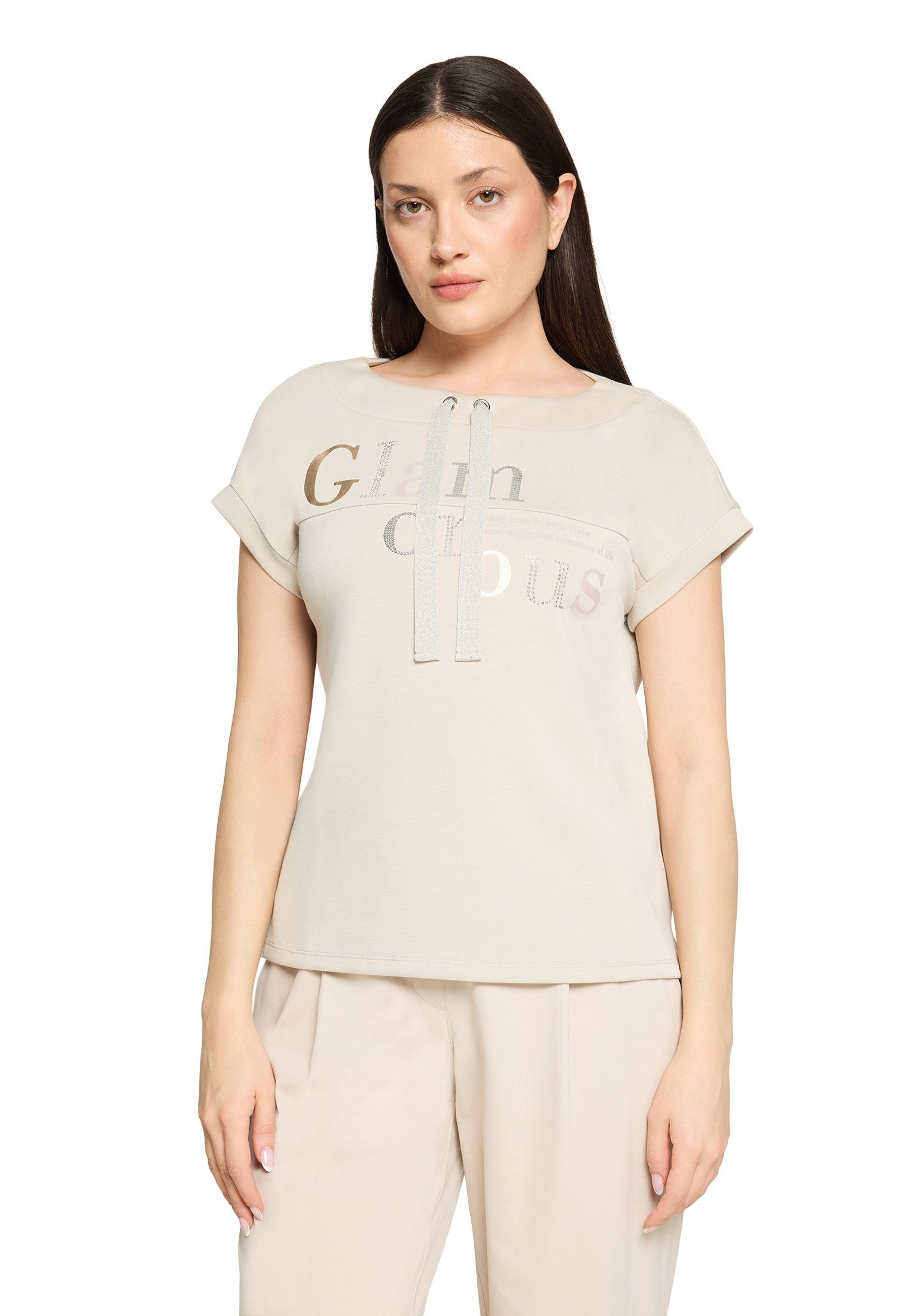 Betty Barclay Kurzarmshirt Damen mit Strass (1-tlg)