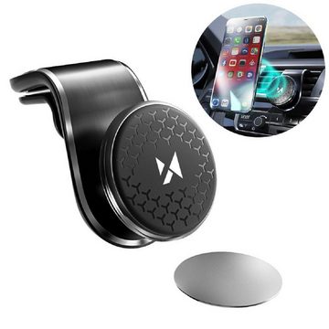 Wozinsky Magnethalterung für den Autogrill / Lüftungsgitter 360 Schwarz Smartphone-Halterung