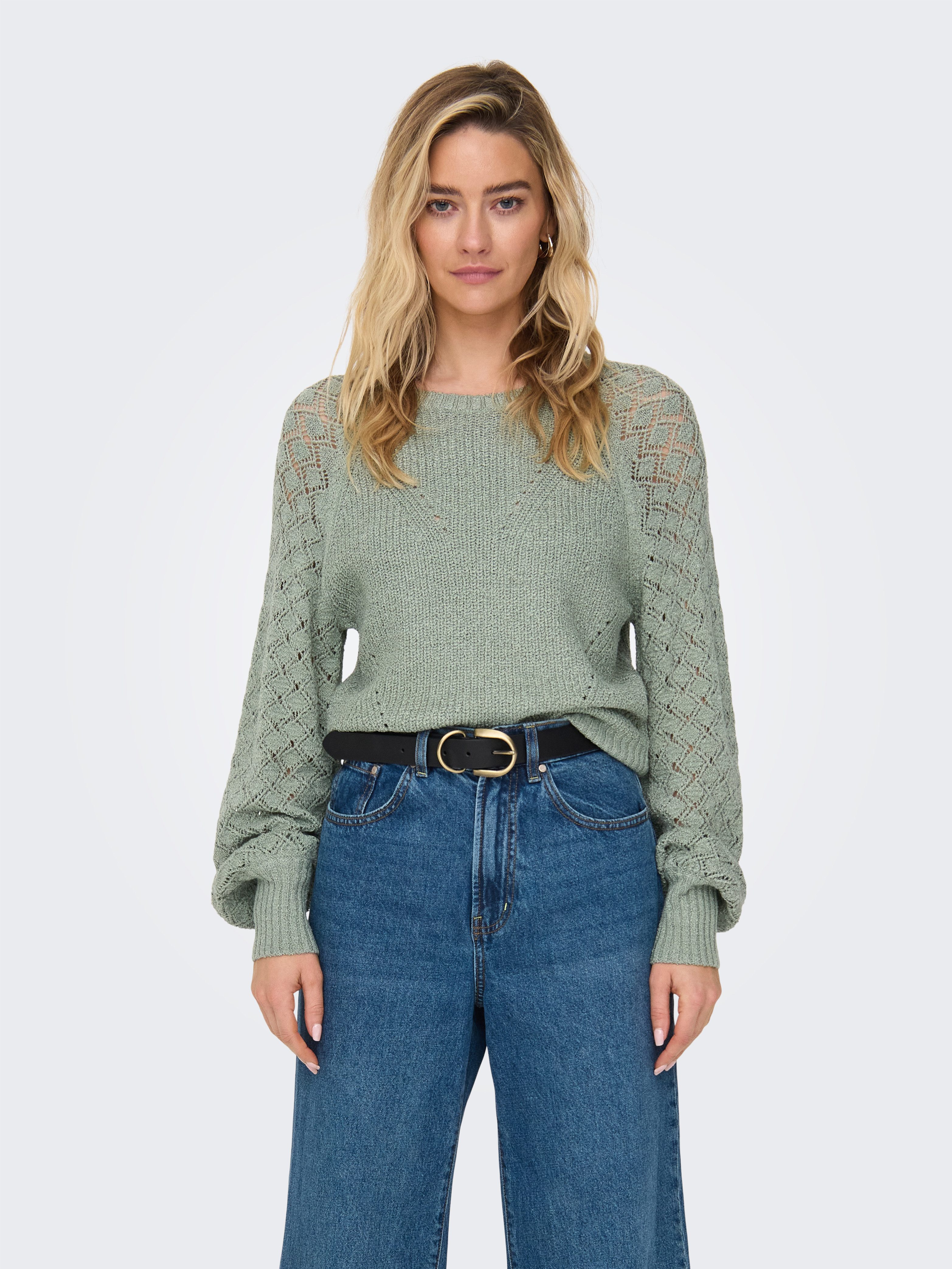 ONLY Strickpullover ONLMIAMI LS O-NECK CC günstig online kaufen