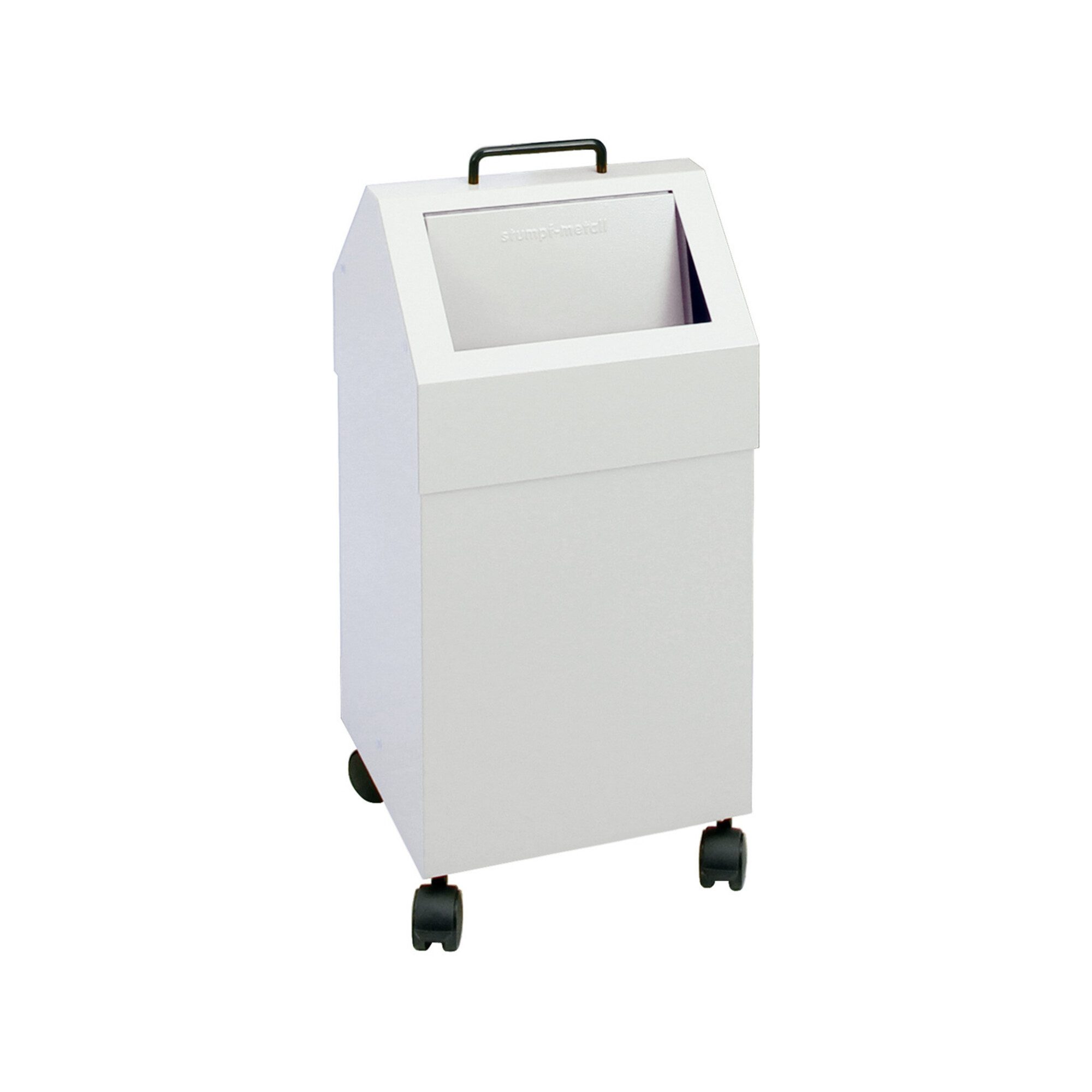 Stumpf Metall GmbH Mülleimer Stumpf Sortsystem 45, fahrbar, RAL 7035/7035, 45 Liter