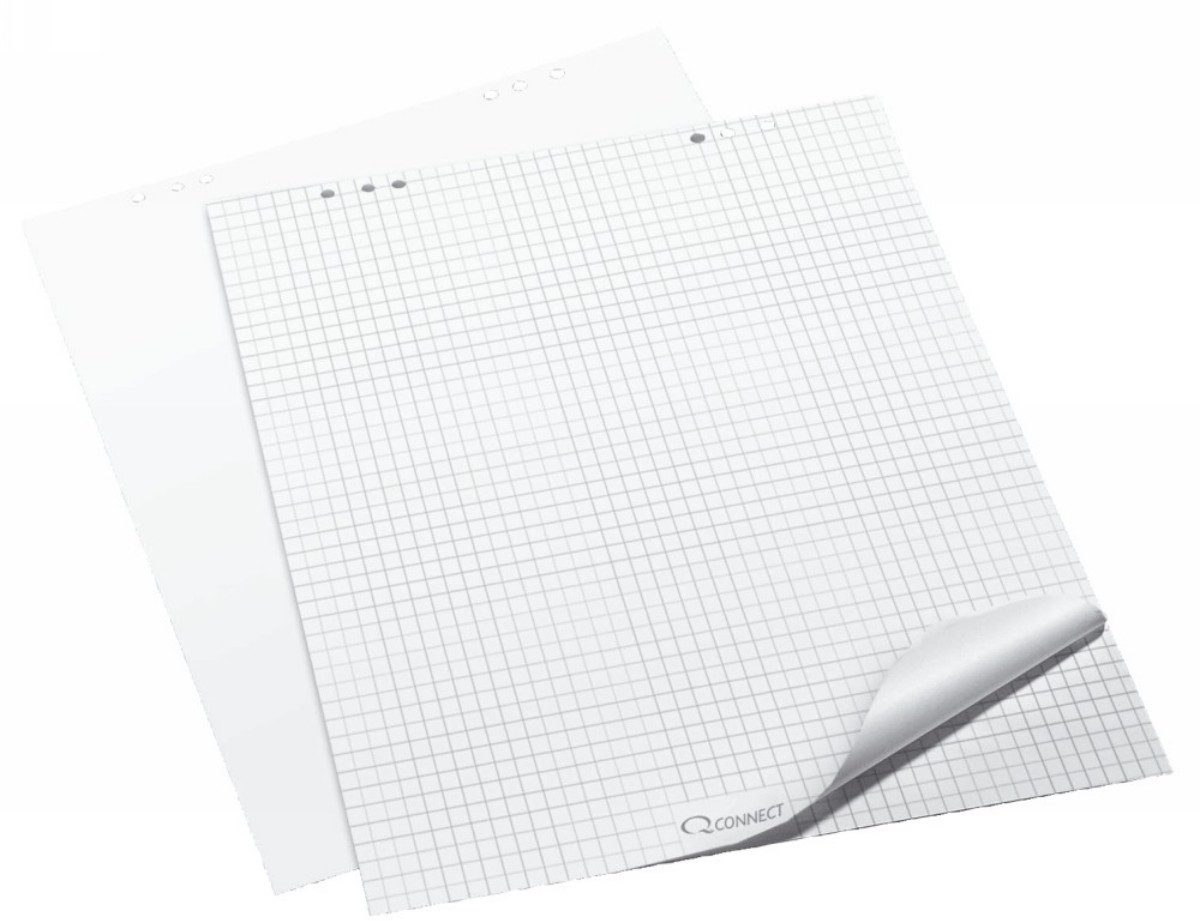 Connect Flipchartblock Flipchartblöcke 68x99cm kariert/blanko 20 Blatt