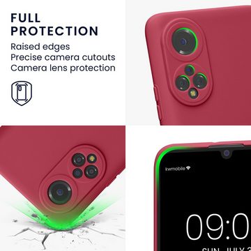 kwmobile Handyhülle Hülle für Honor X7, Backcover Silikon - Soft Handyhülle - Handy Case in Fuchsia matt