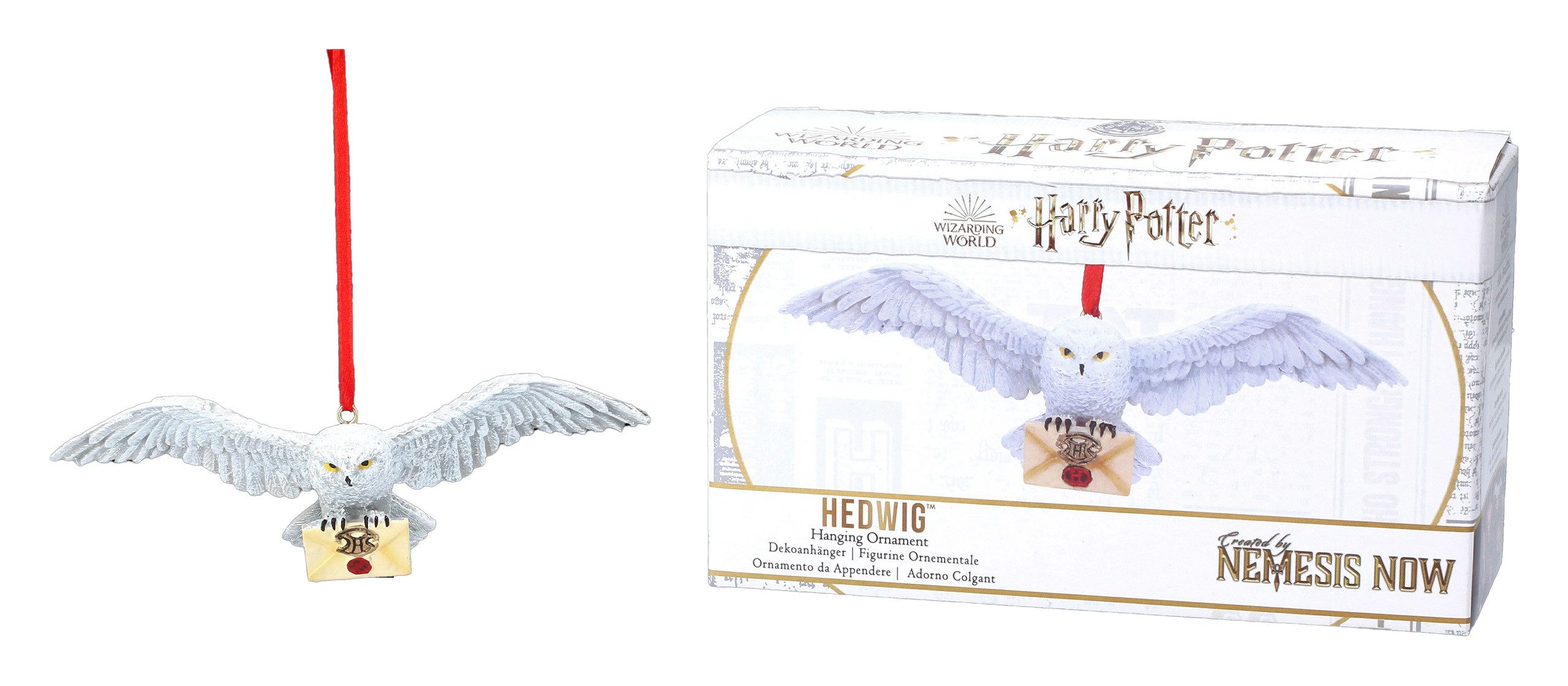 Figuren Shop GmbH Christbaumschmuck Christbaumschmuck - Harry Potter Hedwig - Merchandise Weihnachtsbaum (1-tlg)