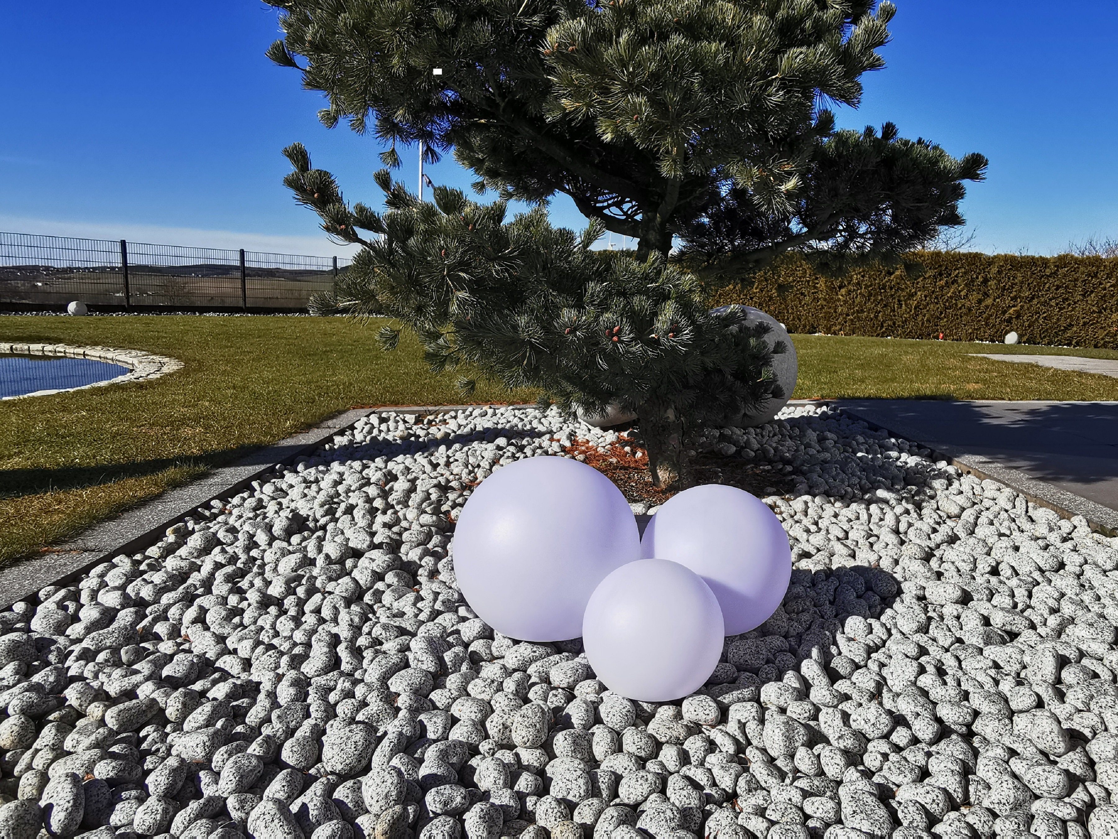 TRANGO LED Gartenleuchte, Farbwechsel, 3er Set günstig online kaufen