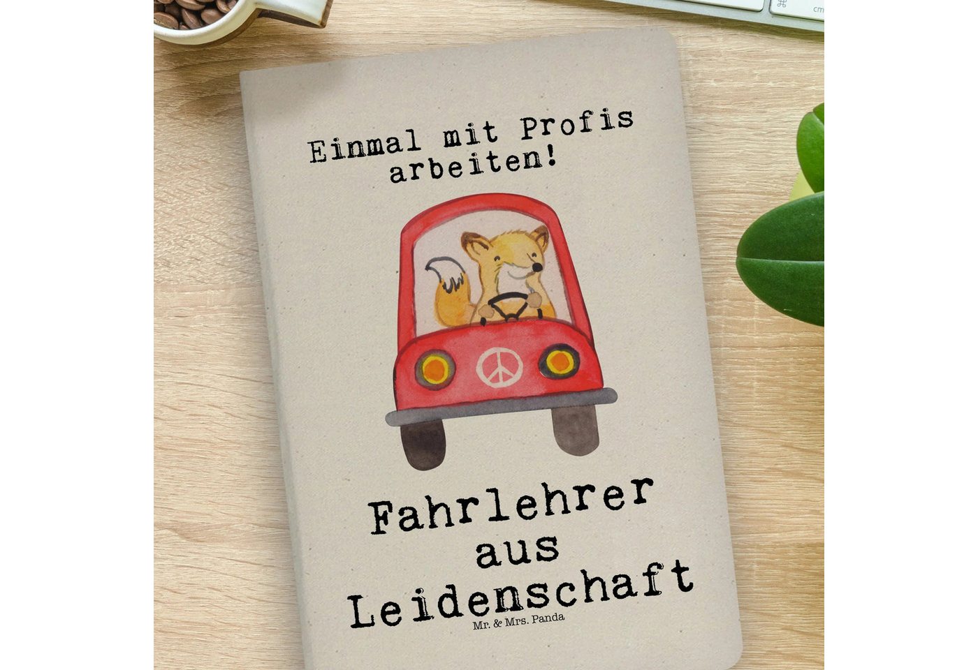 Thumbnail - Mr. & Mrs. Panda Notizbuch Fahrlehrer Leidenschaft - Transparent - Geschenk, Kollege, Schreibbuc Mr. & Mrs. Panda, Premi...