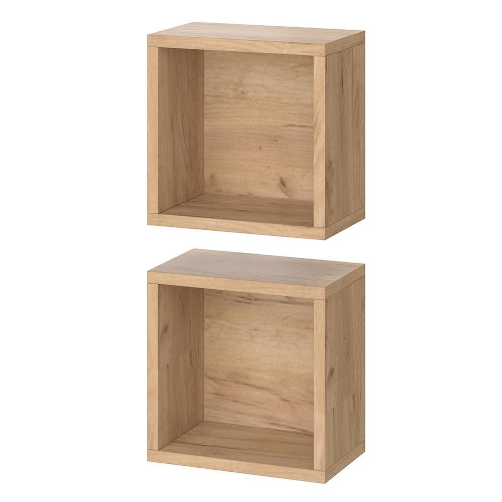 Vicco Hängeschrank Senyo, Goldkraft Eiche/Sonoma, 25 x 25 cm 2er Set (2er Set)