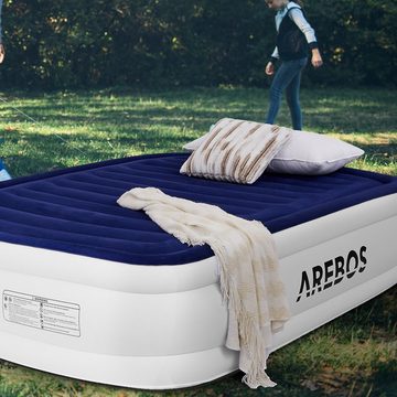 Arebos Luftbett Luftmatratze Aufblasbare Matratze Selbstaufblasend mit Pumpe, Pumpe 2in1 Funktion: Inflation & Deflation