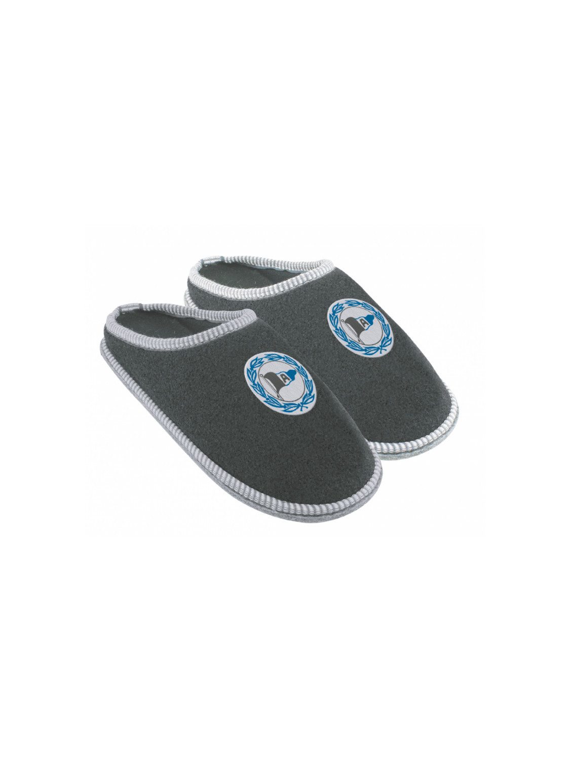 Arminia Bielefeld Arminia Bielefeld Pantoffeln Logo Grau Pantolette