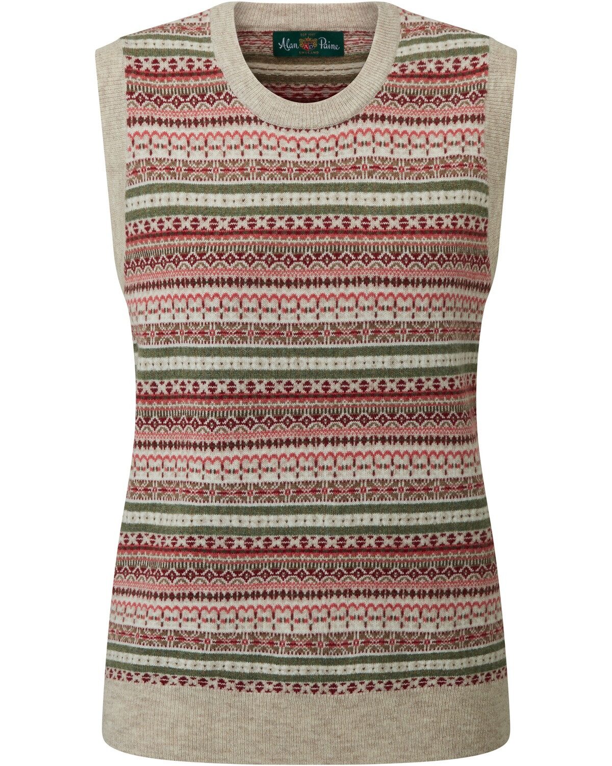 Alan Paine Pullunder Pullunder Fair Isle günstig online kaufen