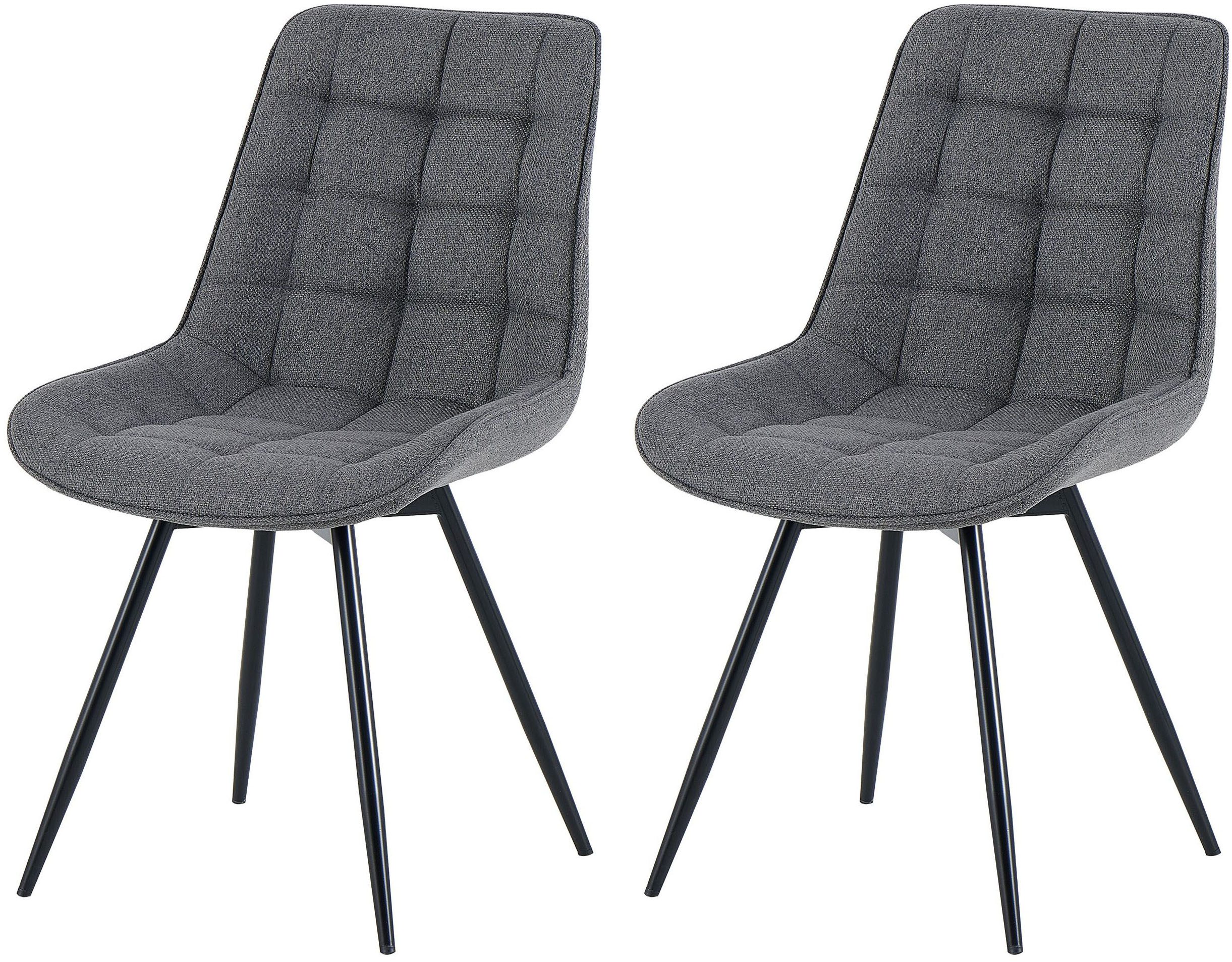 OTTO home Esszimmerstuhl Catania (Set, 2 St), bequemer Stuhl, 360 Grad drehbar in verschiedenen Stoffen und Farben.