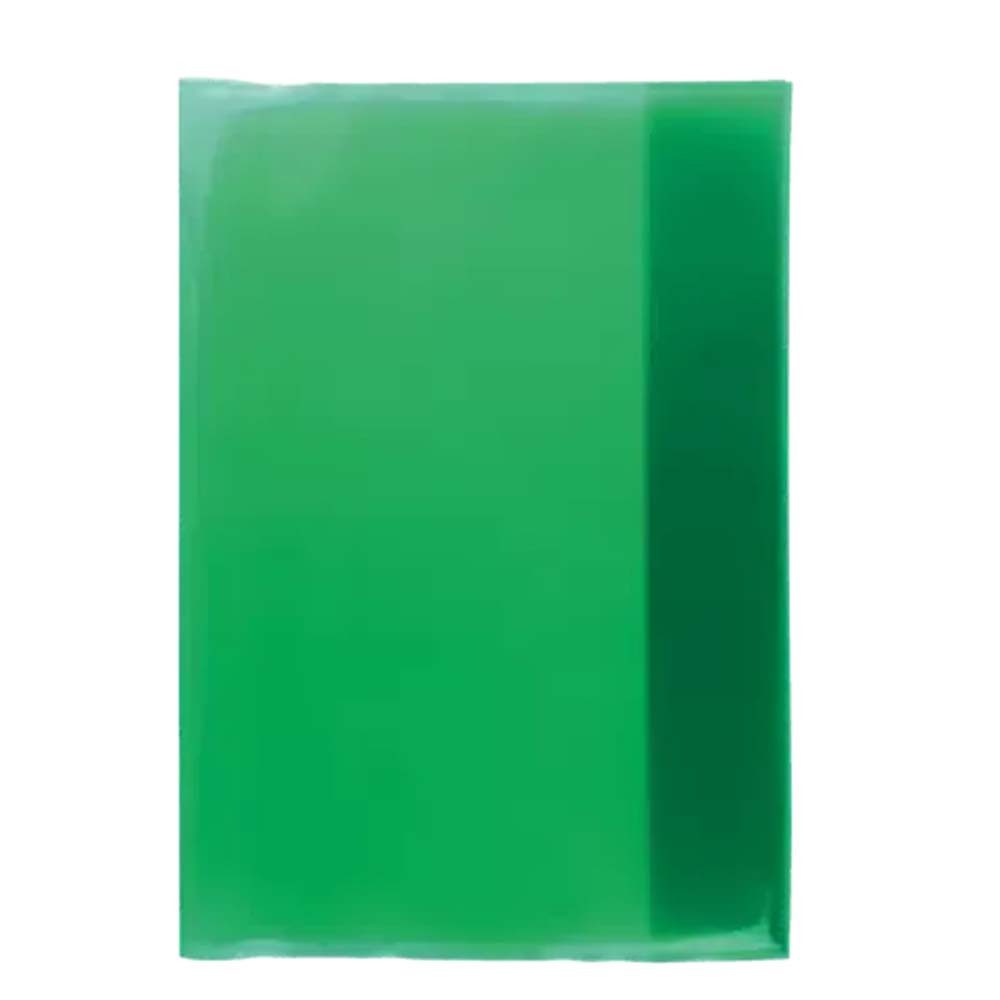HERMA Schulheft Heftschoner Transparent PLUS A4 in Grün, glänzende Folie