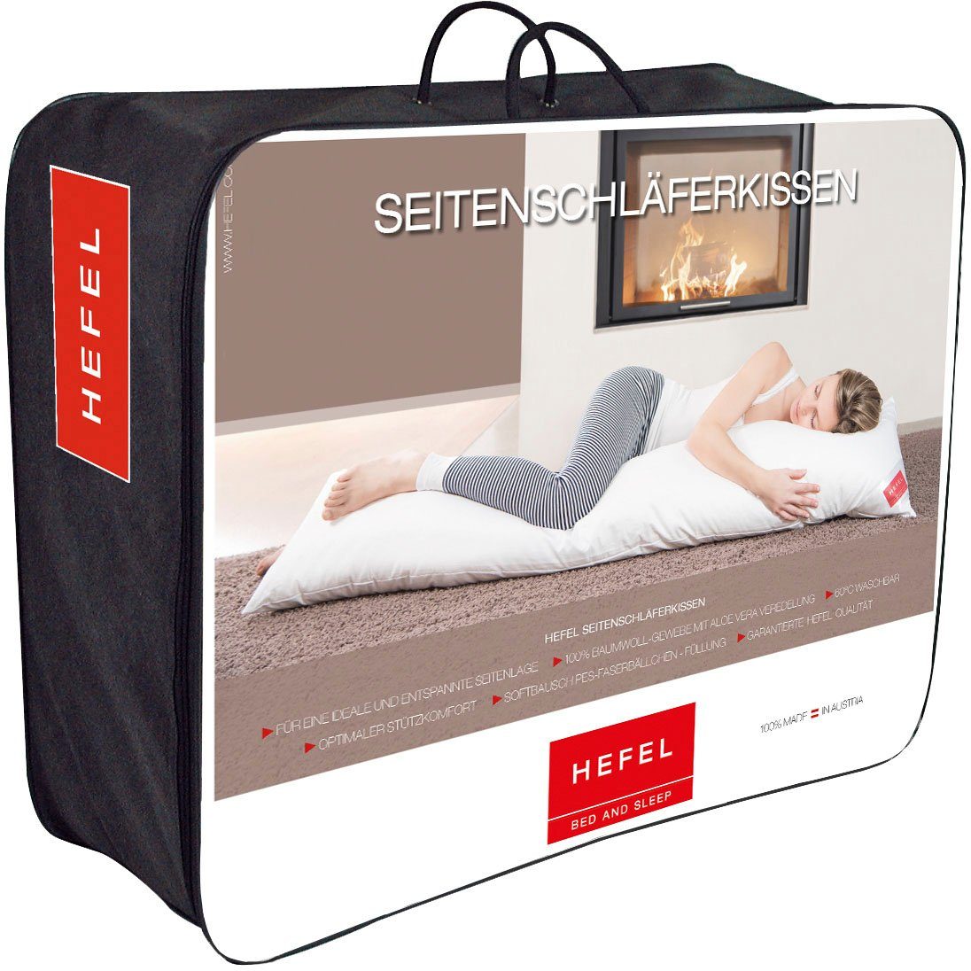 Hefel Seitenschläferkissen Seitenschläferkissen, 1-tlg.