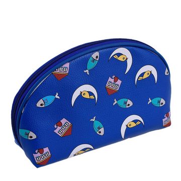 BIGGDESIGN Kosmetiktasche Biggdesign Owl And City Damen Kosmetiktasche, Bunt, 18 x 9 cm (1-tlg)