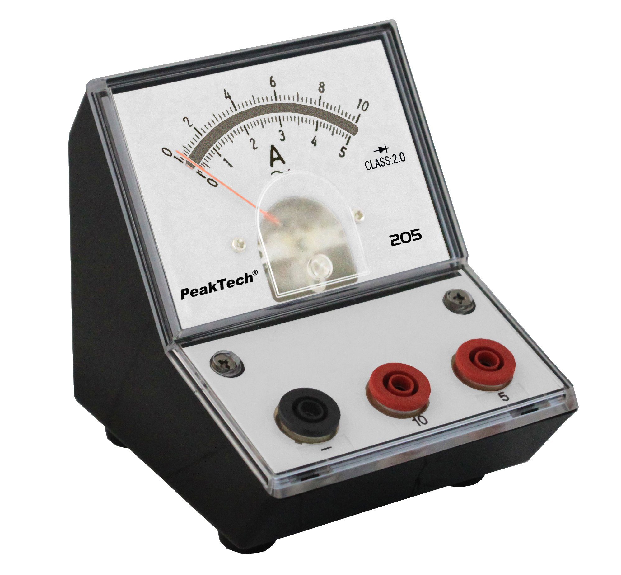 - 10A (ED-205 PeakTech 205-10: 5A AC PeakTech - Analog-Amperemeter 0 1-tlg. P 1-10A), Strommessgerät