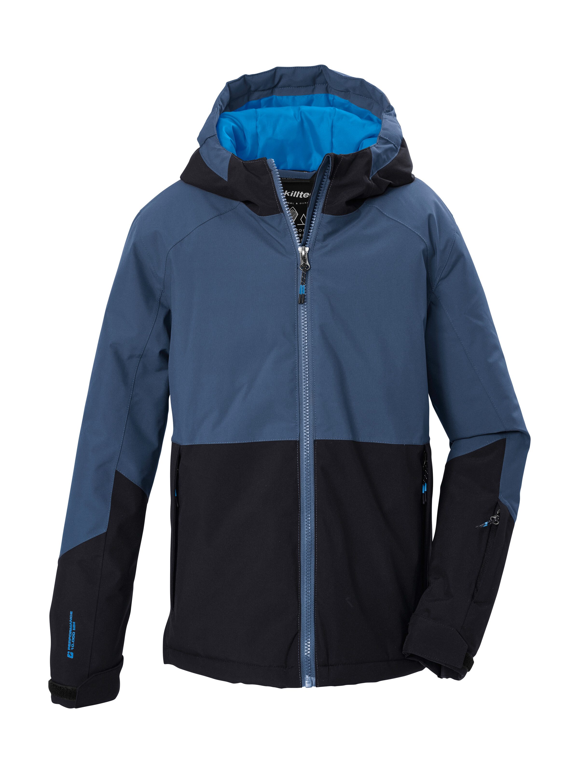 Killtec Skijacke KSW 205 BYS SKI JCKT Zweifarbige, wasserdichte, atmungsaktive Skijacke mit Extras