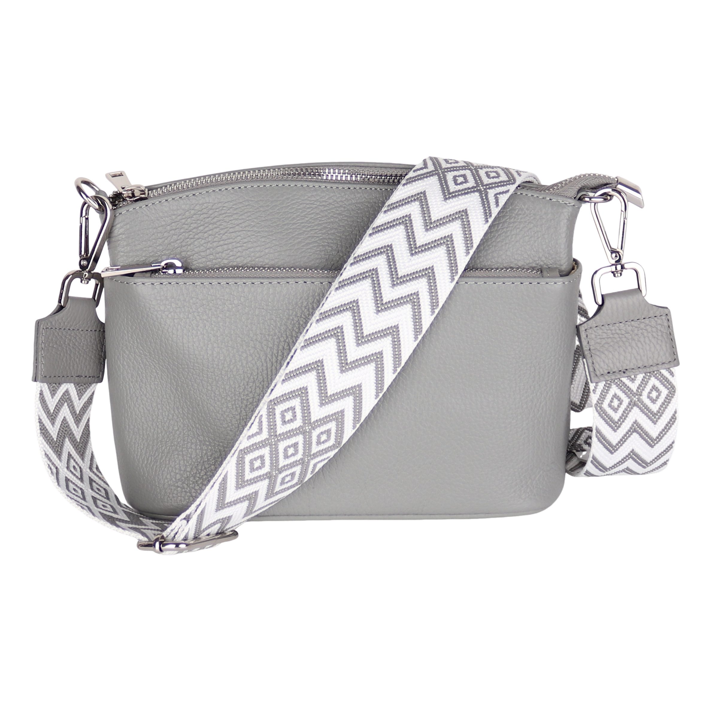 Grau (Boho mit 2 Gurte)