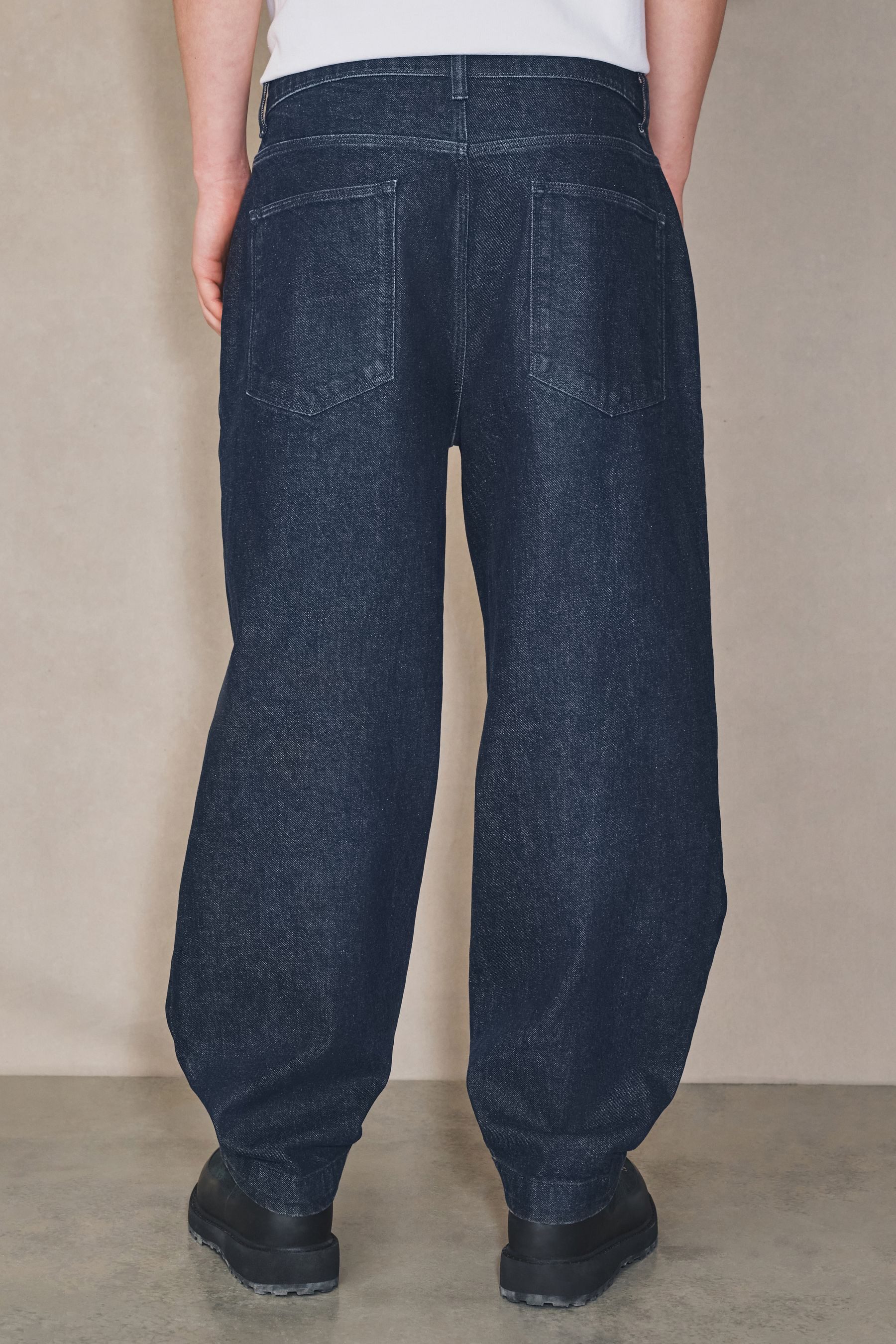 Next Weite Jeans EDIT Bundfalten-Jeans im Barrel Fit (1-tlg)