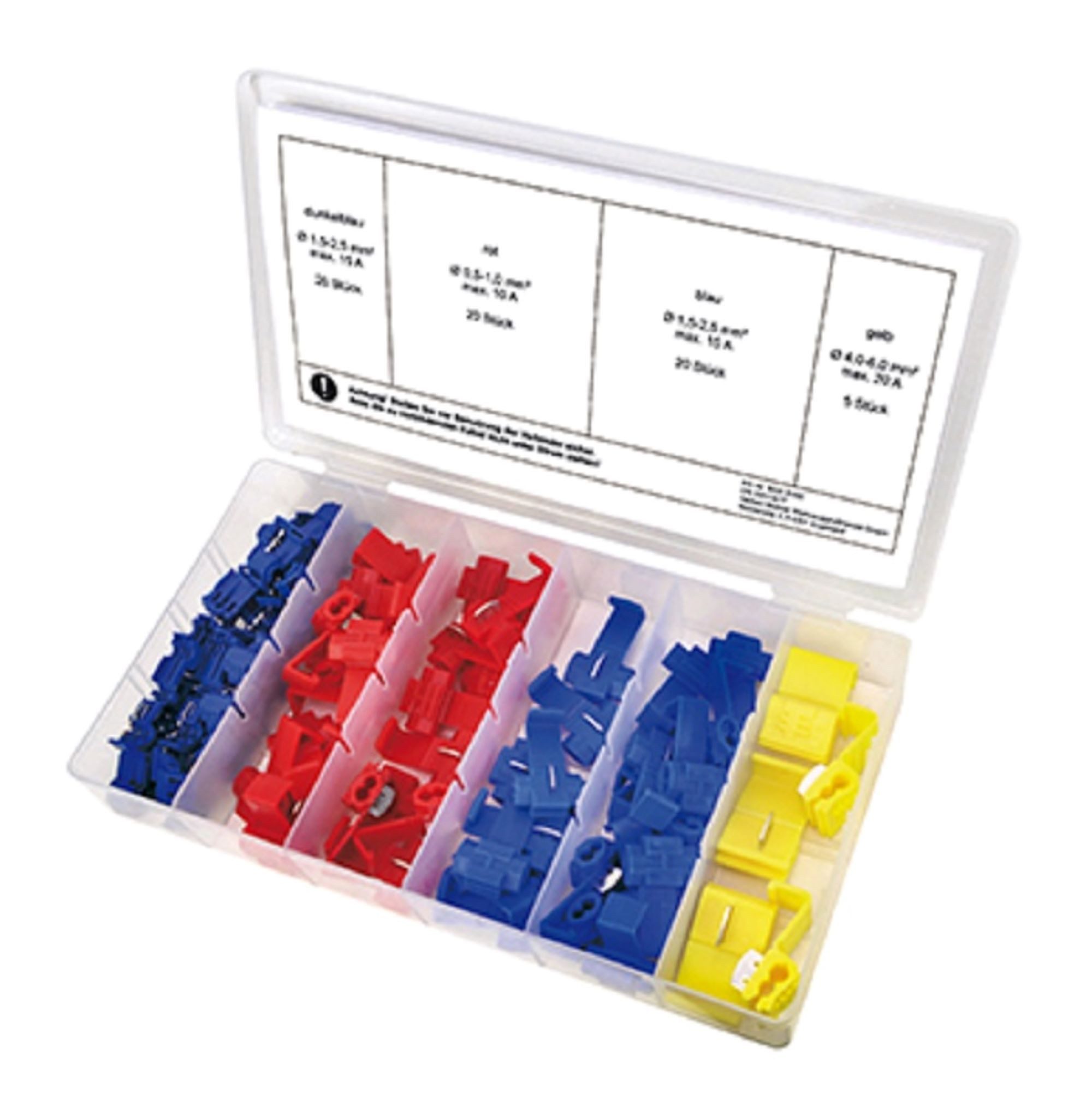 HM Müllner Werkzeuge Kabelverbinder-Sortiment HM Müllner Verdrahtung Sortiment 65tlg. Kabelverbinder Box SV65