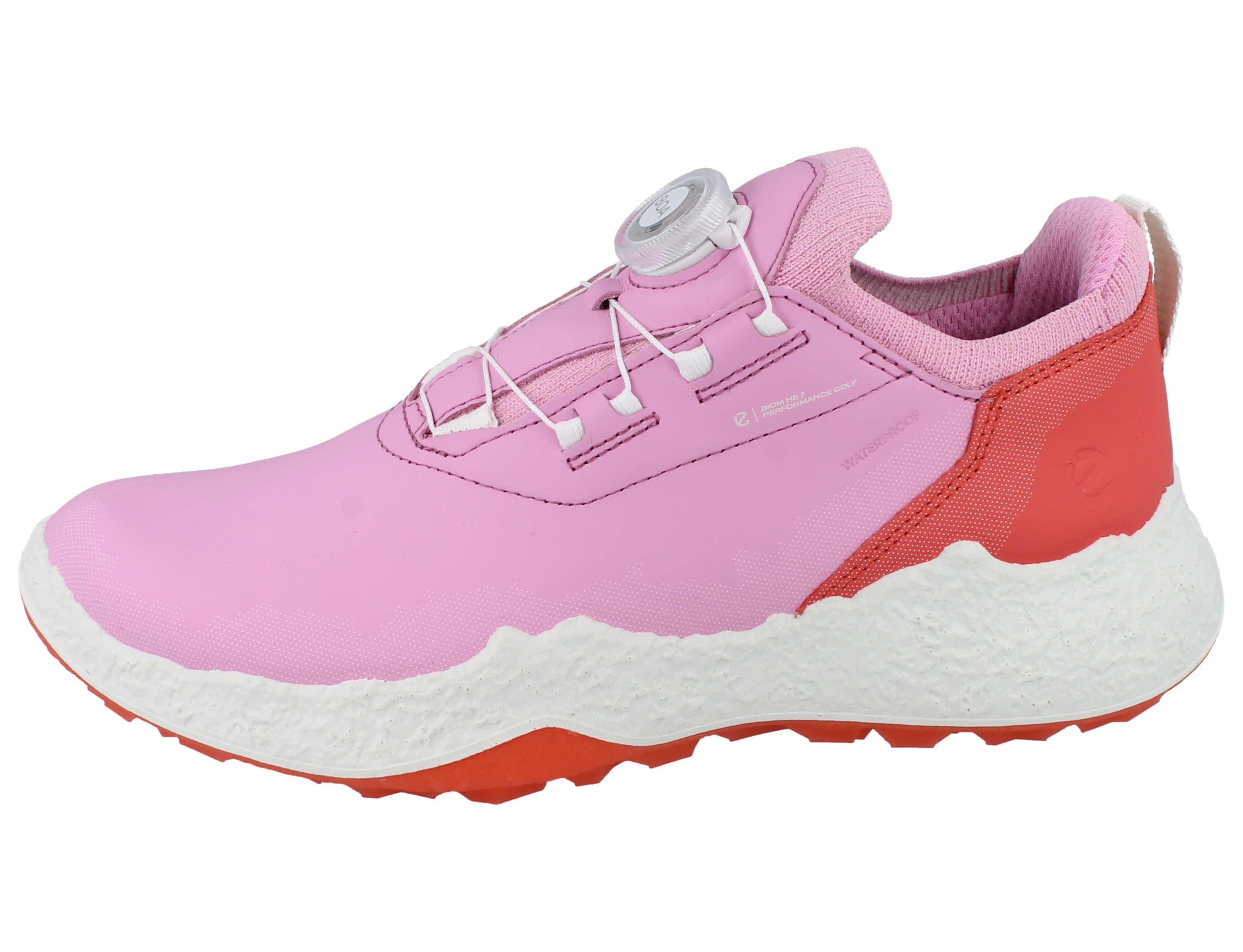 Ecco ECCO Biom H5 Boa Damen Golfschuhe rosa Glattleder - Größe: 39 Golfschuh Wasserdicht