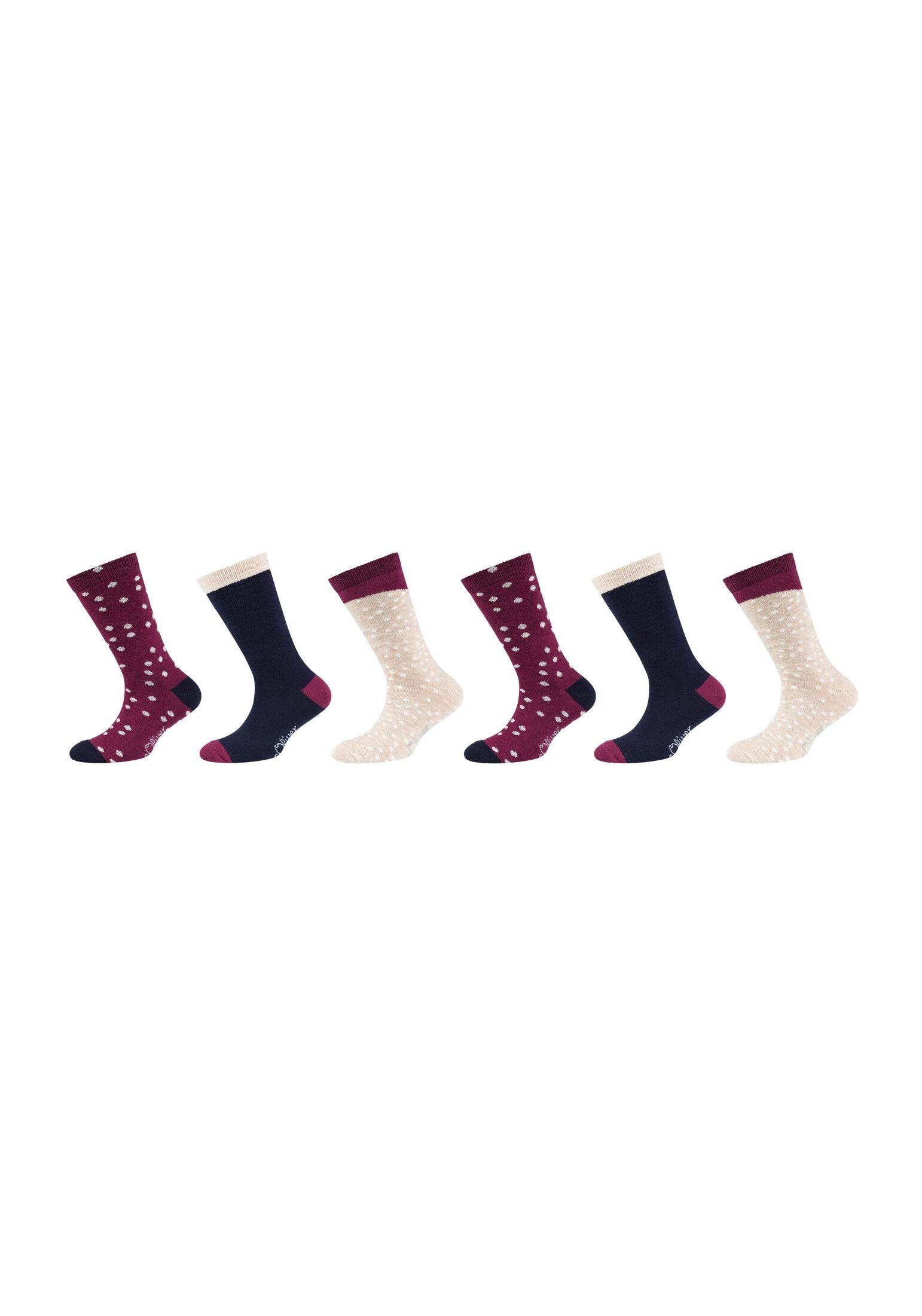 s.Oliver Socken Socken 6er Pack