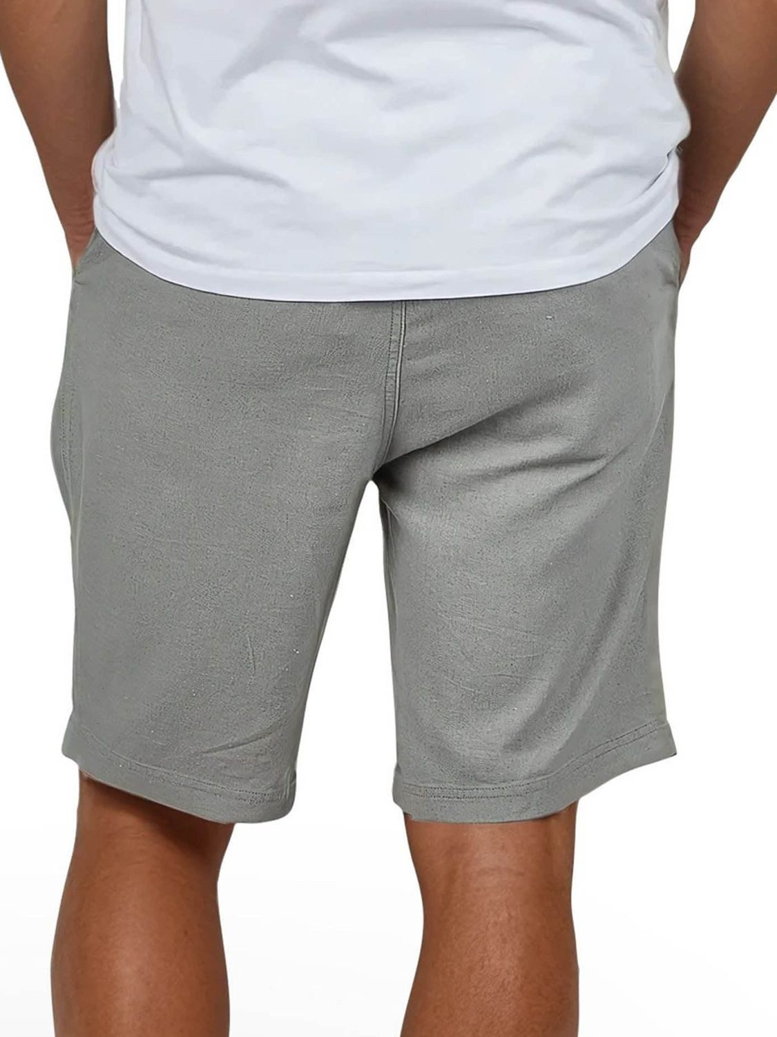 riverso Chinoshorts Herren Freizeitshorts RIVOliver Regular Fit Leinenshort mit Zugbandverschluss