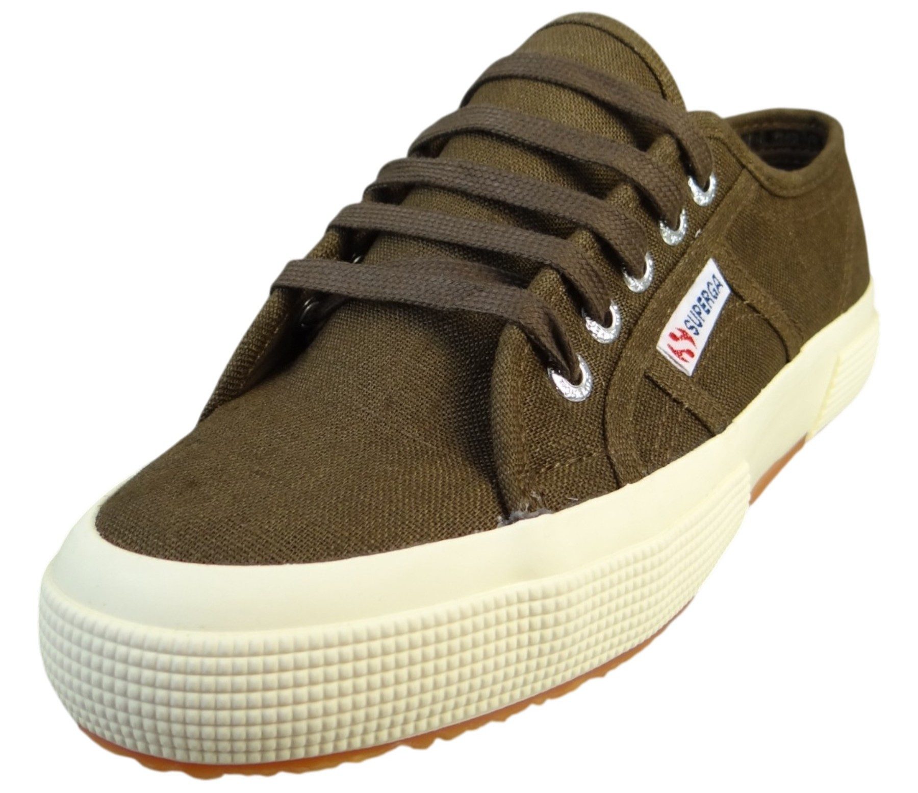 Superga S6138IW A0K Brown Off-White Sneaker