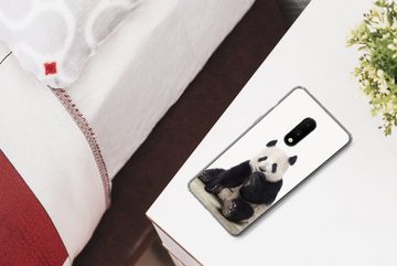 MuchoWow Handyhülle Panda - Tiere - Jungen - Mädchen - Pandabär, Phone Case, Handyhülle OnePlus 7, Silikon, Schutzhülle