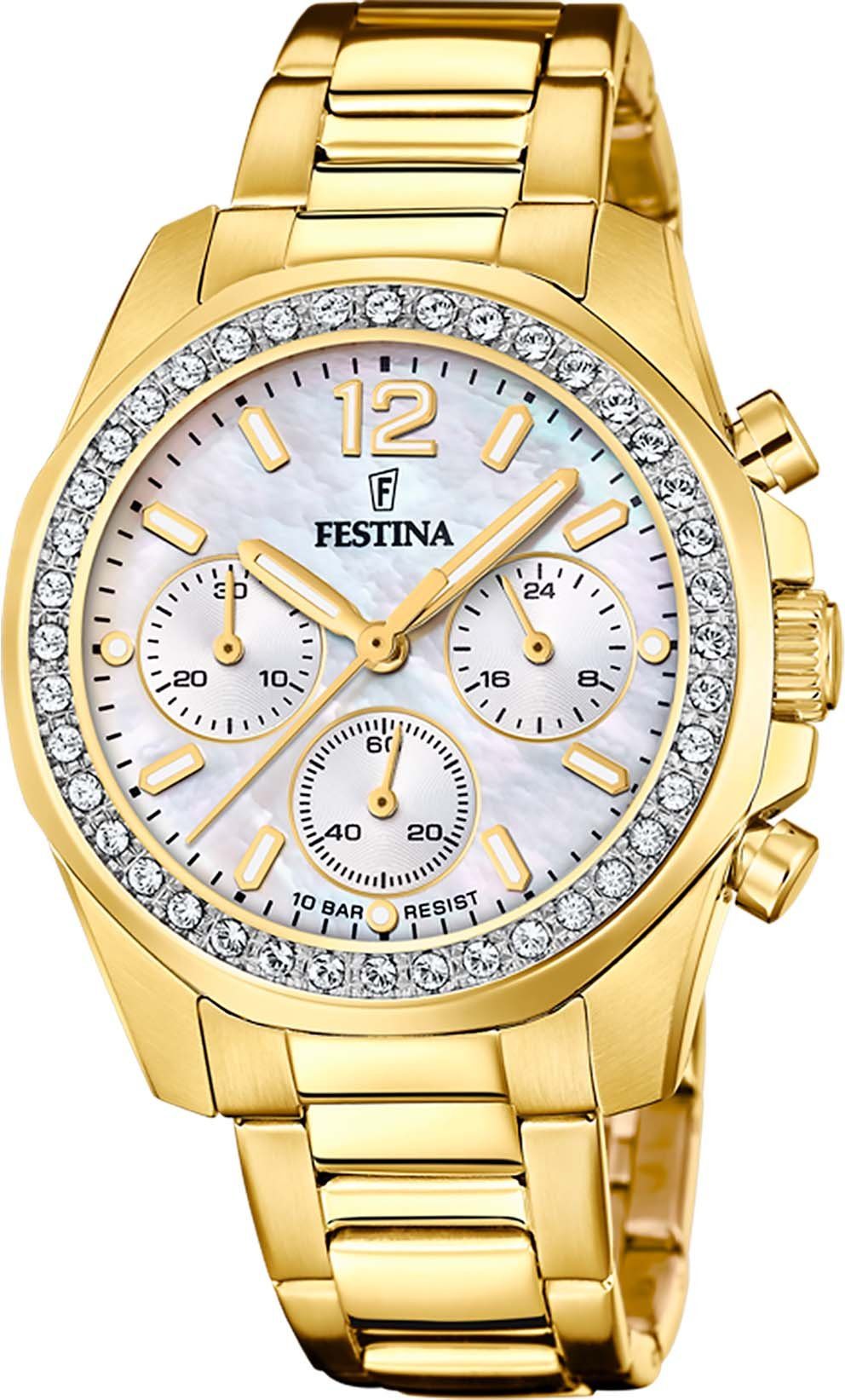 Festina Chronograph Boyfriend Collection F20609/1, Armbanduhr, günstig online kaufen