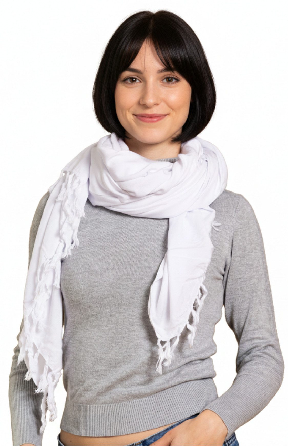 PANASIAM XXL-Schal weicher Schal aus hochwertiger Viskose den man als Schultertuch Stola, Winterschal oder als wunderbar großes Halstuch tragen kann