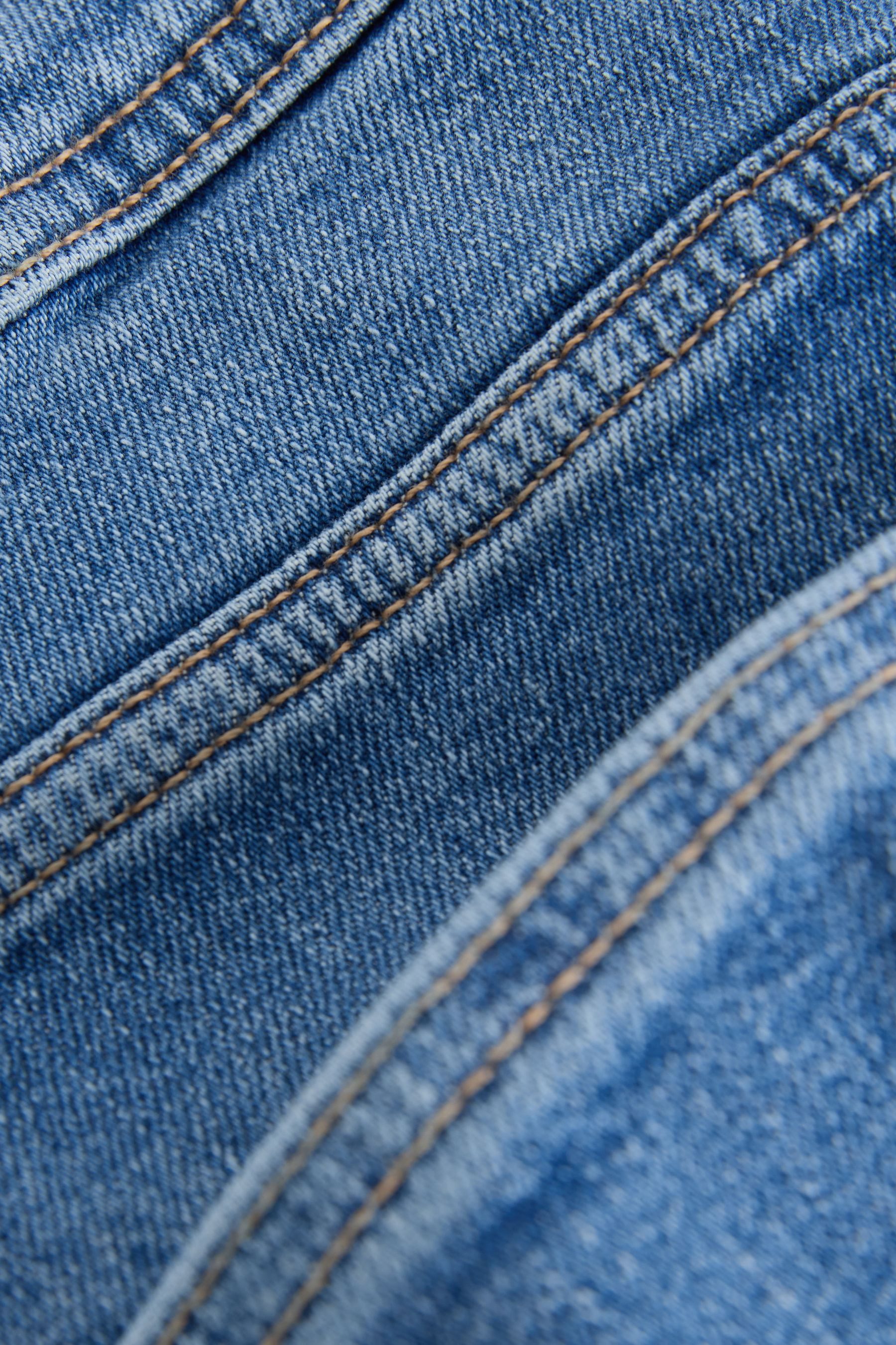Next Stretch-Jeans Sanduhr Hochbund-Jeans mit weitem Bein und Stretch (1-tlg)