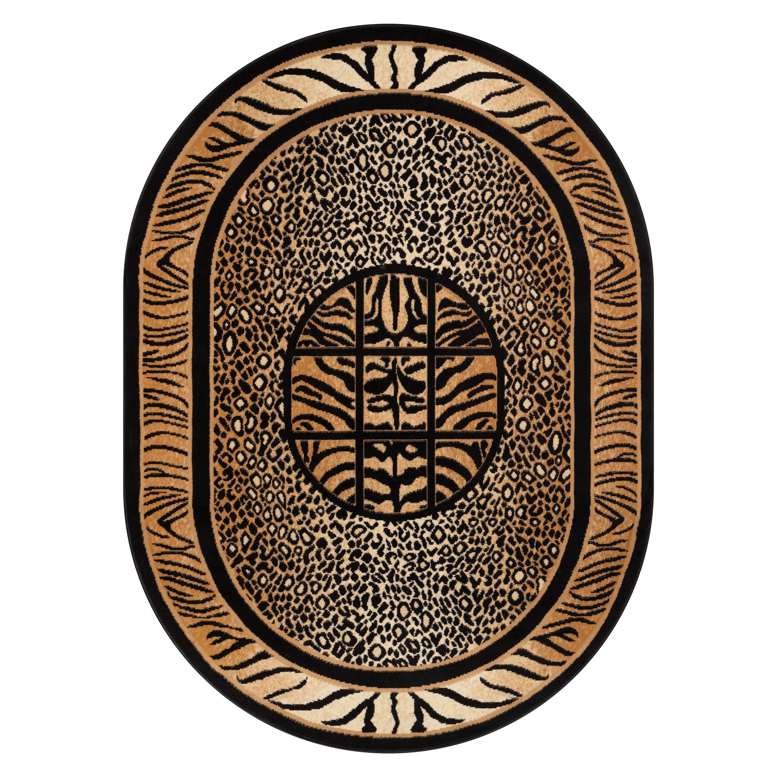 Tapiso Teppich ATLAS, oval, Höhe: 8 mm, Wohnzimmer, Schlafzimmer, Design