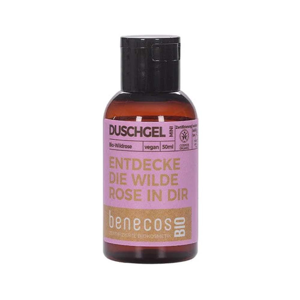 Benecos Duschgel Wildrose - Duschgel Mini 50ml