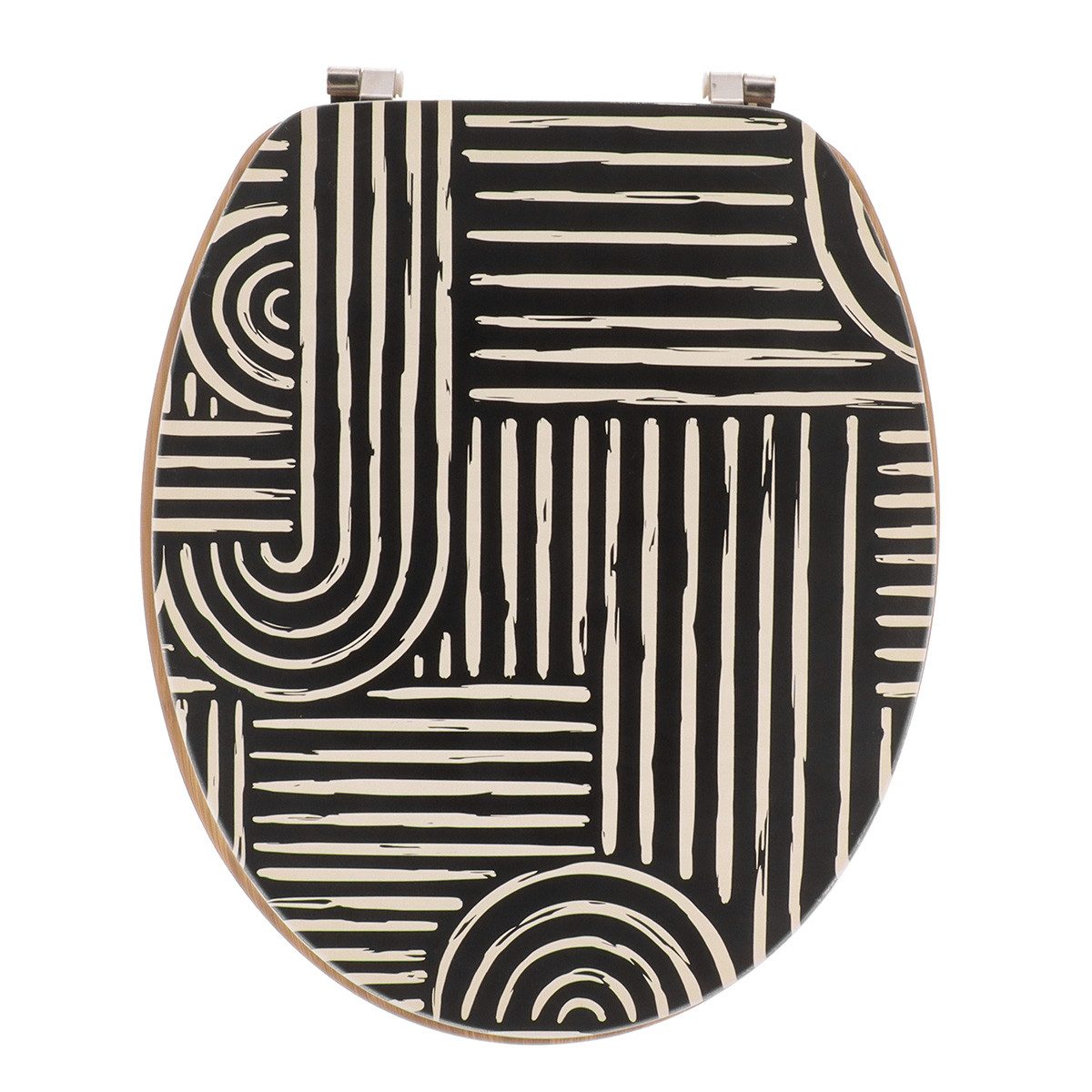 LikeKa WC-Sitz Toilettensitz mit MDF-Holzkern Toilettendeckel günstig online kaufen