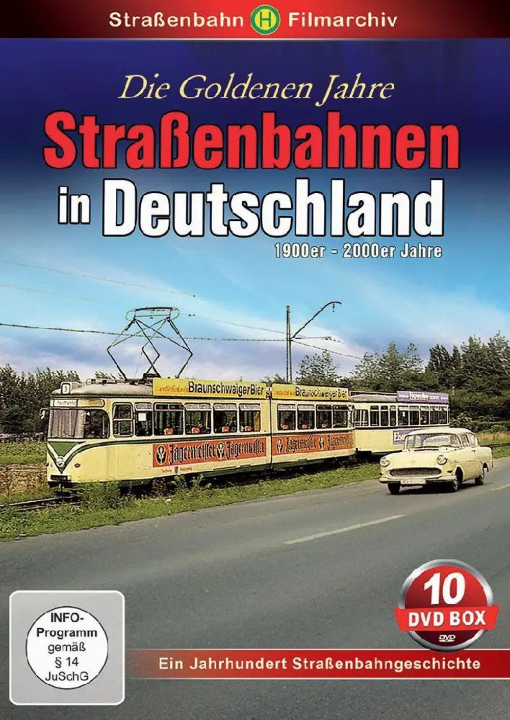 DVD Die Goldenen Jahre - Straßenbahnen in Deutschland, 10 DVD