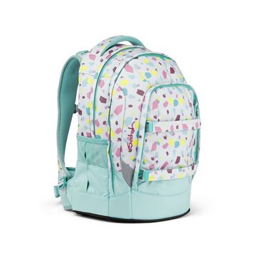 Satch Schulranzen Schulrucksack-Set PACK Dreamy Mosaic 2-teilig (2-teilig), Laptop-Fach, Your-Size-System, Schulranzen