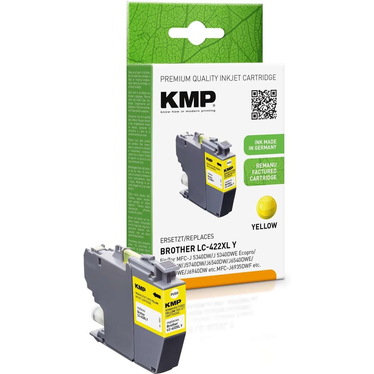 KMP KMP 1552,4009 Druckerpatrone 1 Stück(e) Original Gelb Tintenpatrone