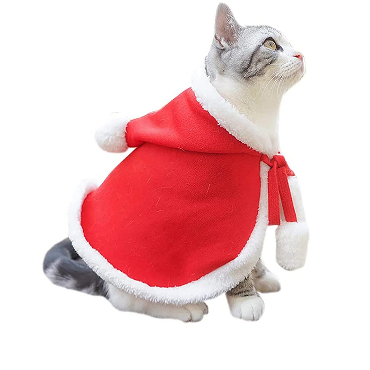 Leway Hundekostüm »Weihnachtskostüm für Katzen,Weihnachten Haustier  Kleidung,Weihnachts Katze Kleidung,Weihnachts-Outfit für Hunde,Weihnachts  Katze Kleidung,Weihnachtsumhang und Hut« online kaufen | OTTO