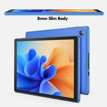 PRITOM 6000 Mah, Expandable to 512 GB Tablet (10", 32 GB, Android 12, mit Quad Core Processor, HD IPS Screen, Camera, Wi-Fi, Bluetooth, PC)
