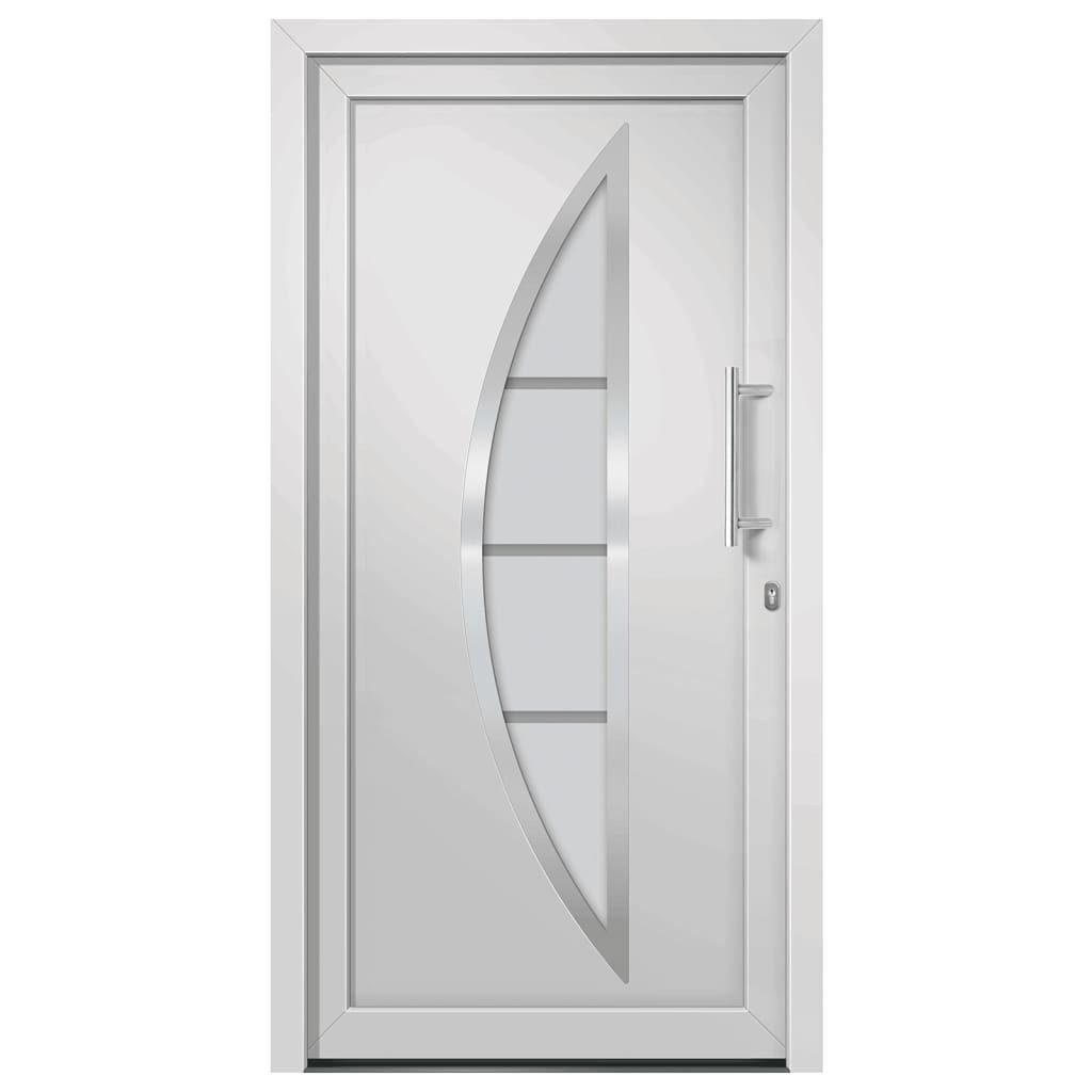 vidaXL Haustür Haustür Weiß 98x190 cm günstig online kaufen
