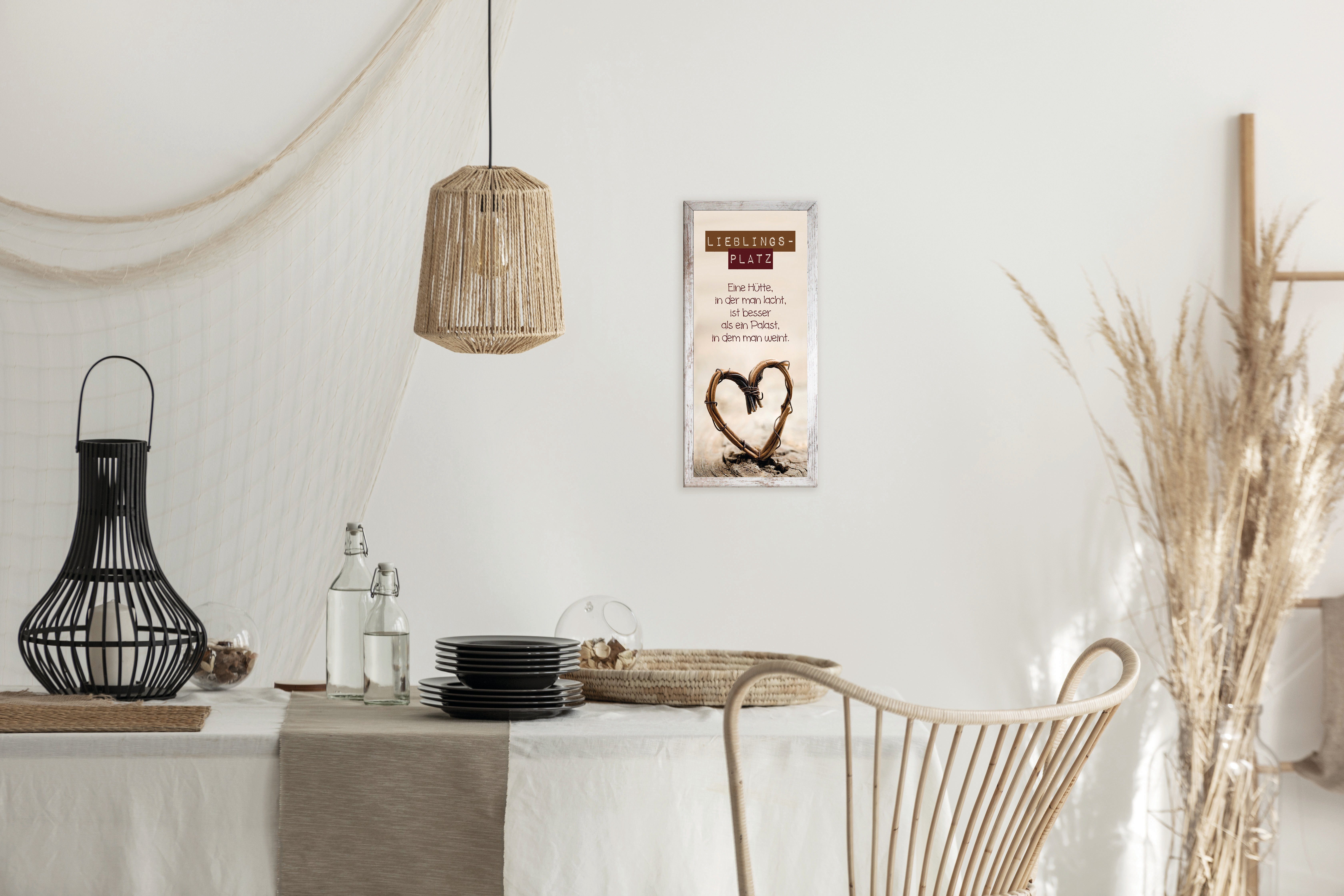 Bönninghoff Bild mit Rahmen Lieblingsplatz, (1 St) günstig online kaufen