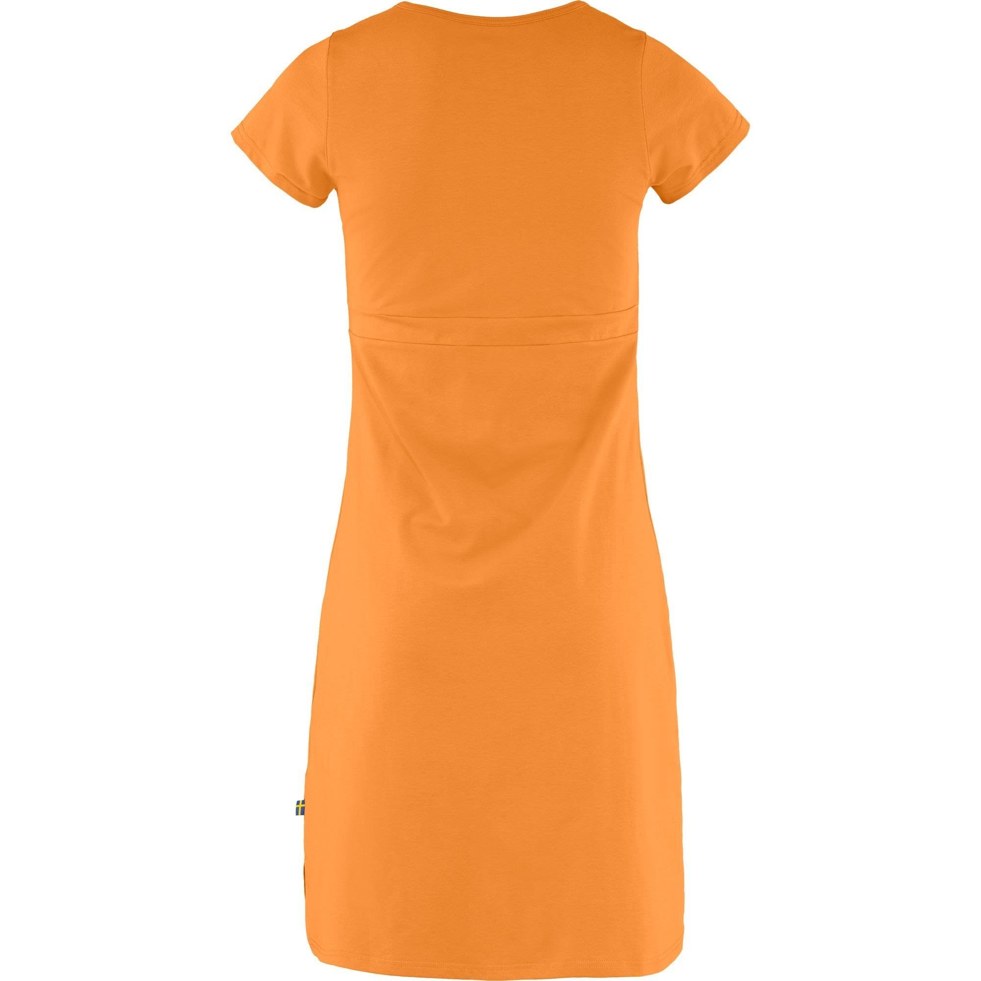 Fjällräven Sommerkleid Fjällräven W High Dress Orange Damen Spicy Coast Kleid