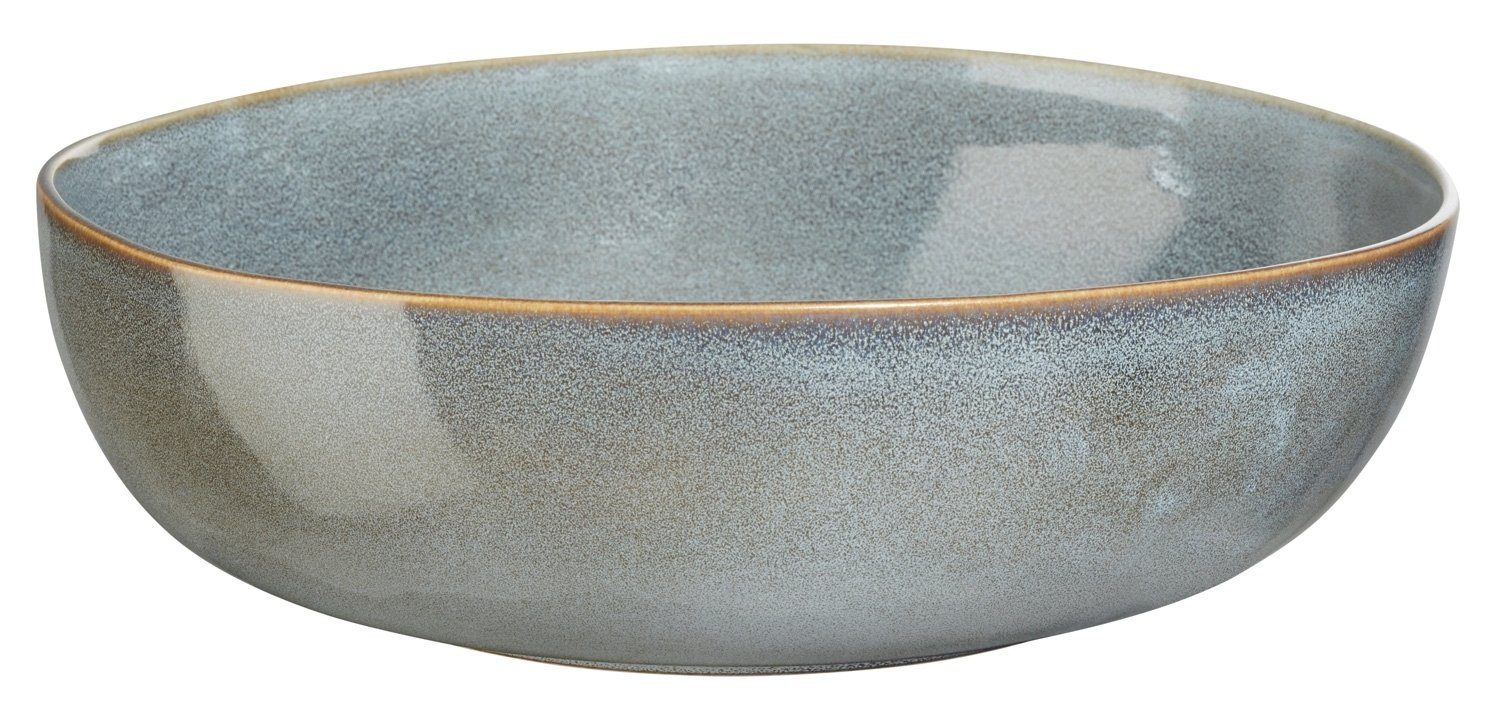 ASA SELECTION Salatschüssel SAISONS, Salatschale, Blau, Steinzeug, Ø 29 cm, Steinzeug